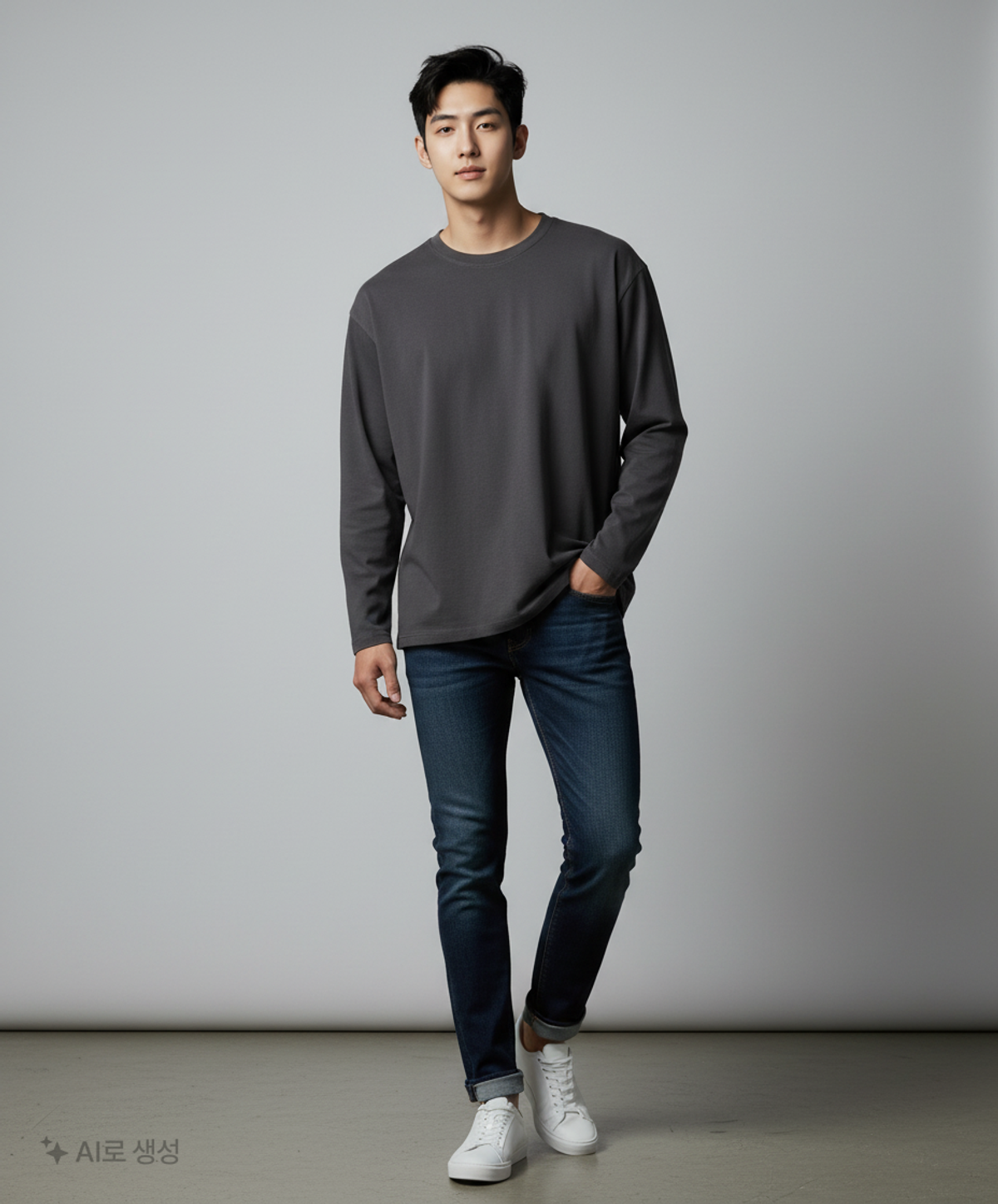 퍼스텝(PERSTEP) 긴소매 티셔츠 XXL