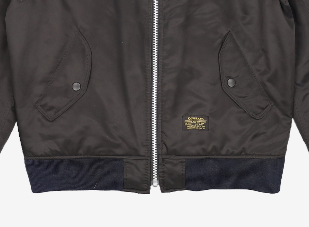 커버낫(COVERNAT) 15 A/W MA-1 JACKET BLACK L