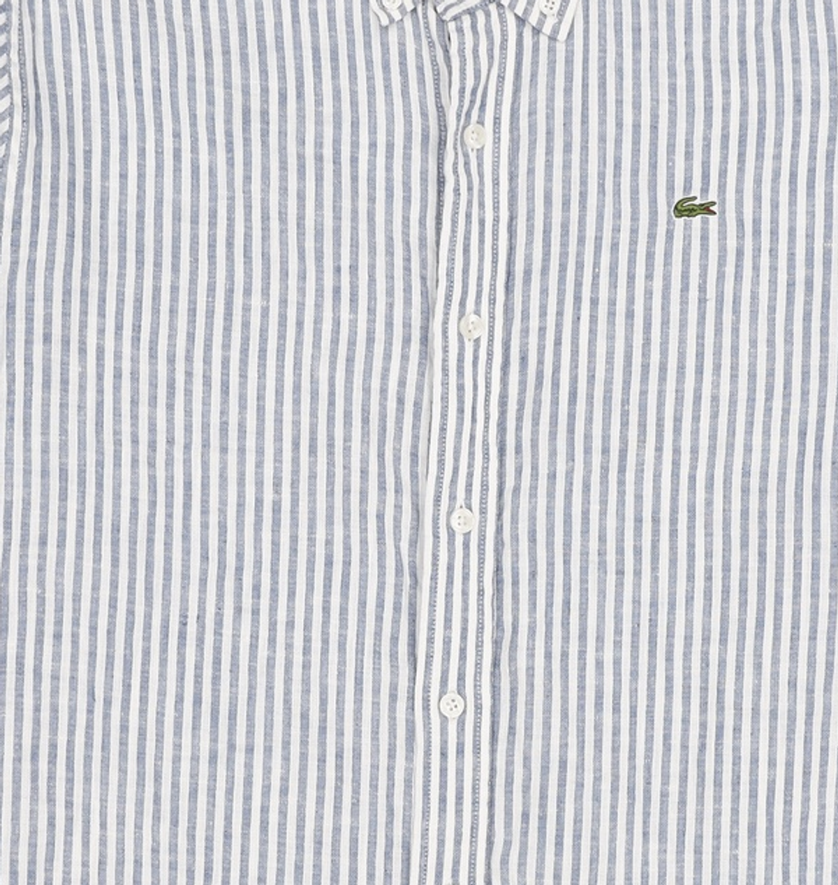 라코스테(LACOSTE) 남성 린넨 스트라이프 셔츠 CH628E-53G 166 M