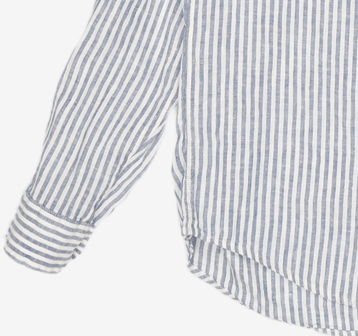 라코스테(LACOSTE) 남성 린넨 스트라이프 셔츠 CH628E-53G 166 M
