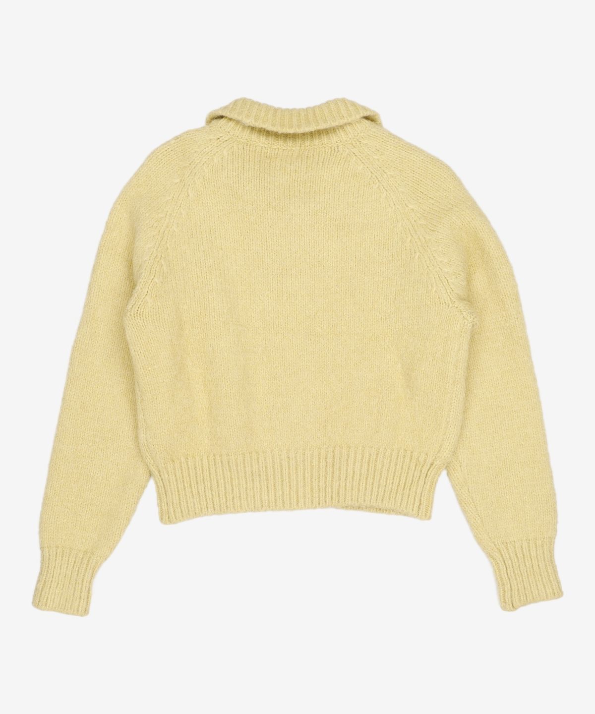 마리떼 프랑소와 저버(MARITHÉ + FRANҪOIS GIRBAUD) MFG x INGHWA W HAIRY ZIPUP CARDIGAN light olive OS