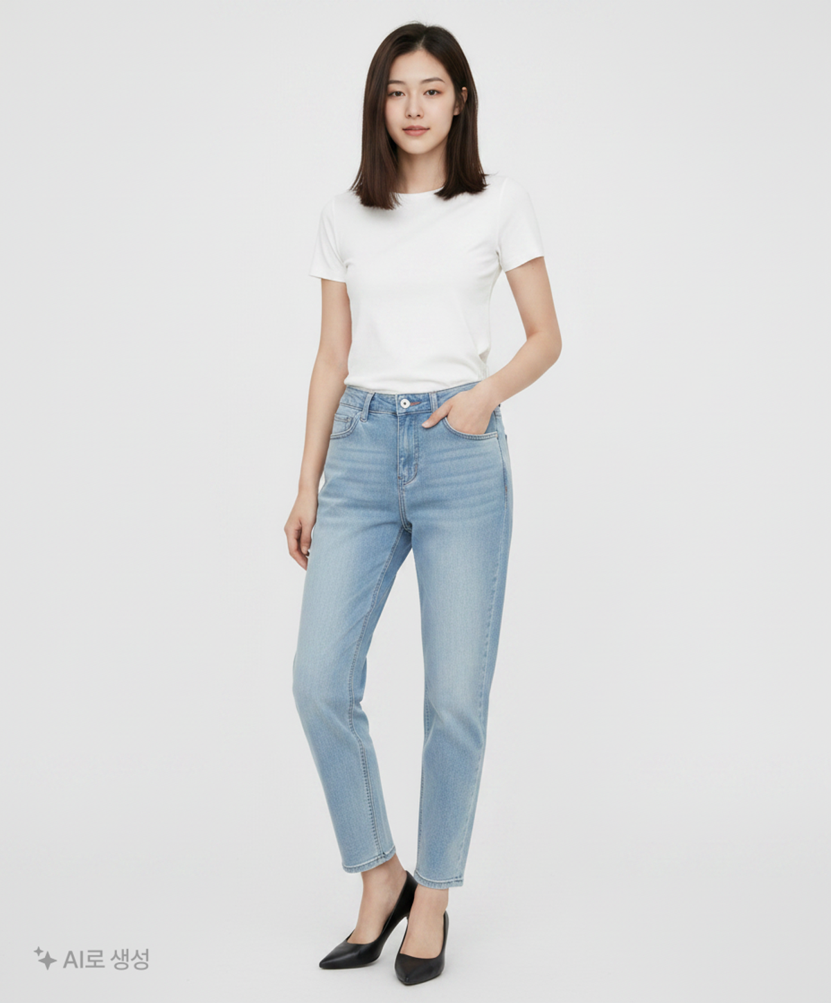 닉스(NIX) 청/데님 팬츠 28