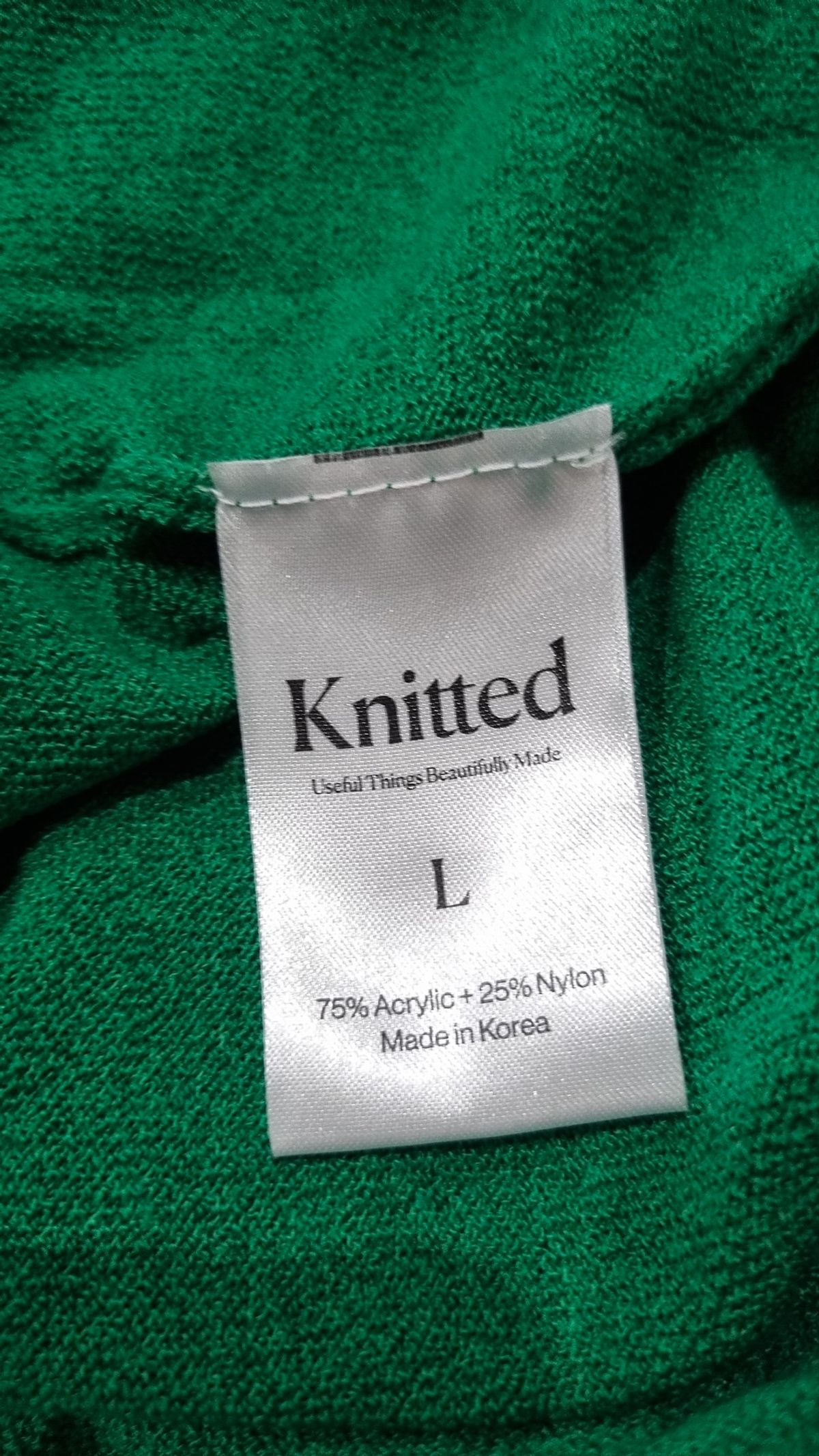 니티드(KNITTED) 반소매 티셔츠 L