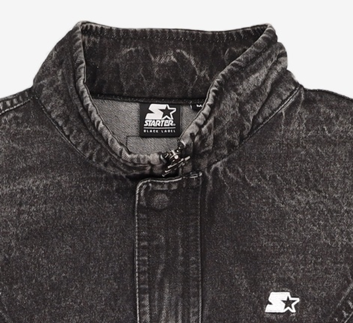 스타터(STARTER) 데님 트랙 자켓 DENIM TRACK JACKET M