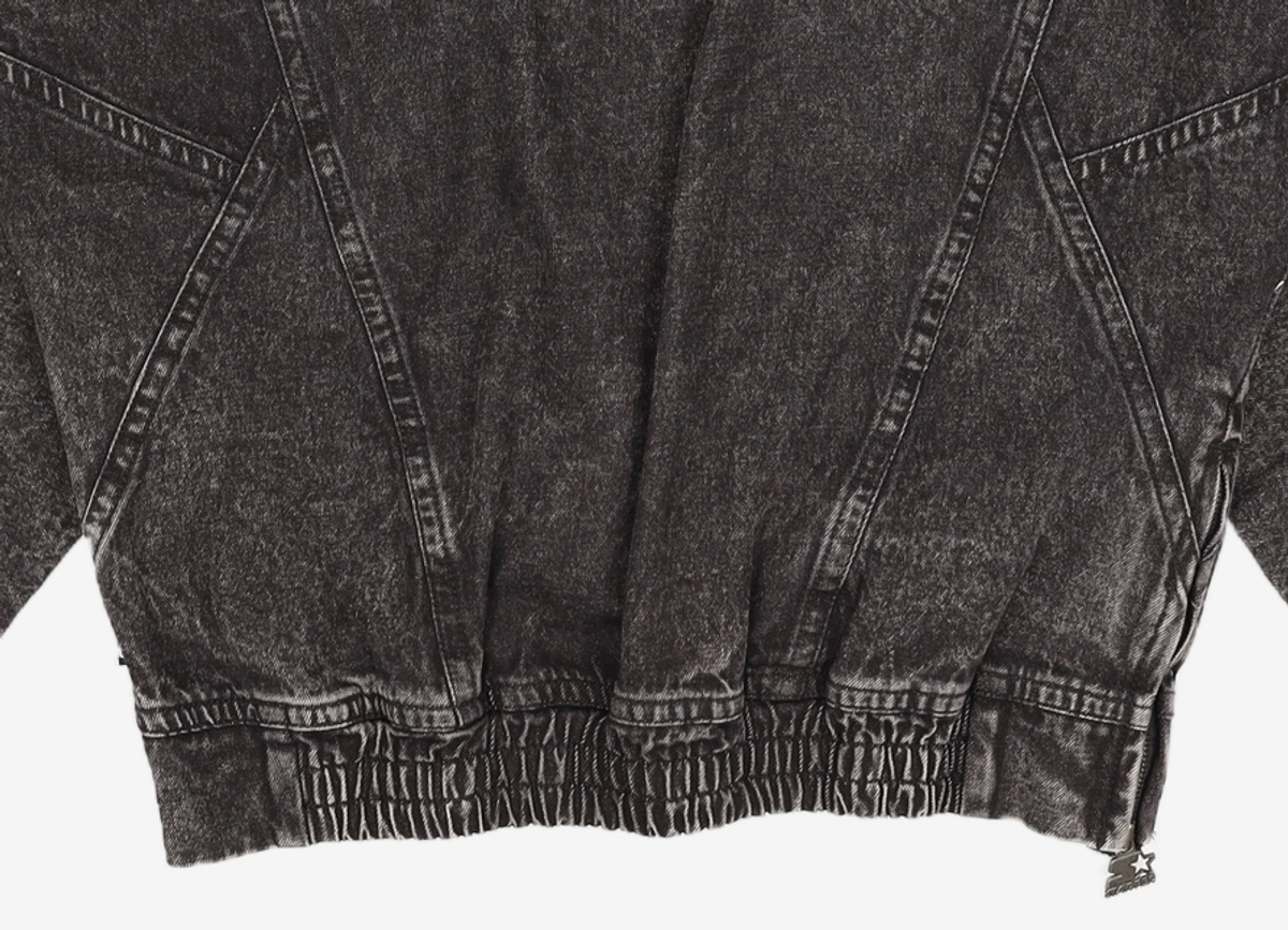 스타터(STARTER) 데님 트랙 자켓 DENIM TRACK JACKET M