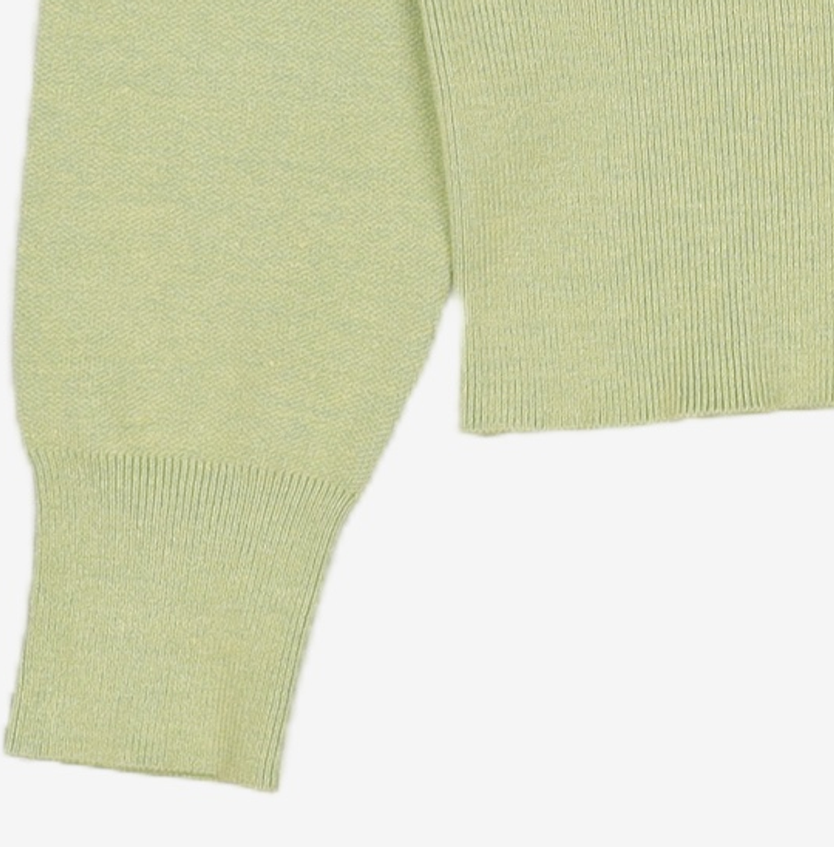 마리떼 프랑소와 저버(MARITHÉ + FRANҪOIS GIRBAUD) W CLASSIC LOGO CROP KNIT green S