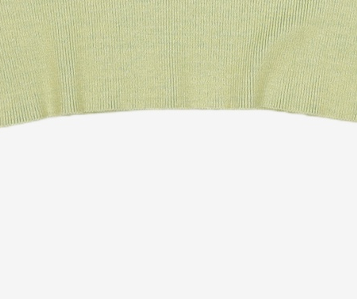 마리떼 프랑소와 저버(MARITHÉ + FRANҪOIS GIRBAUD) W CLASSIC LOGO CROP KNIT green S