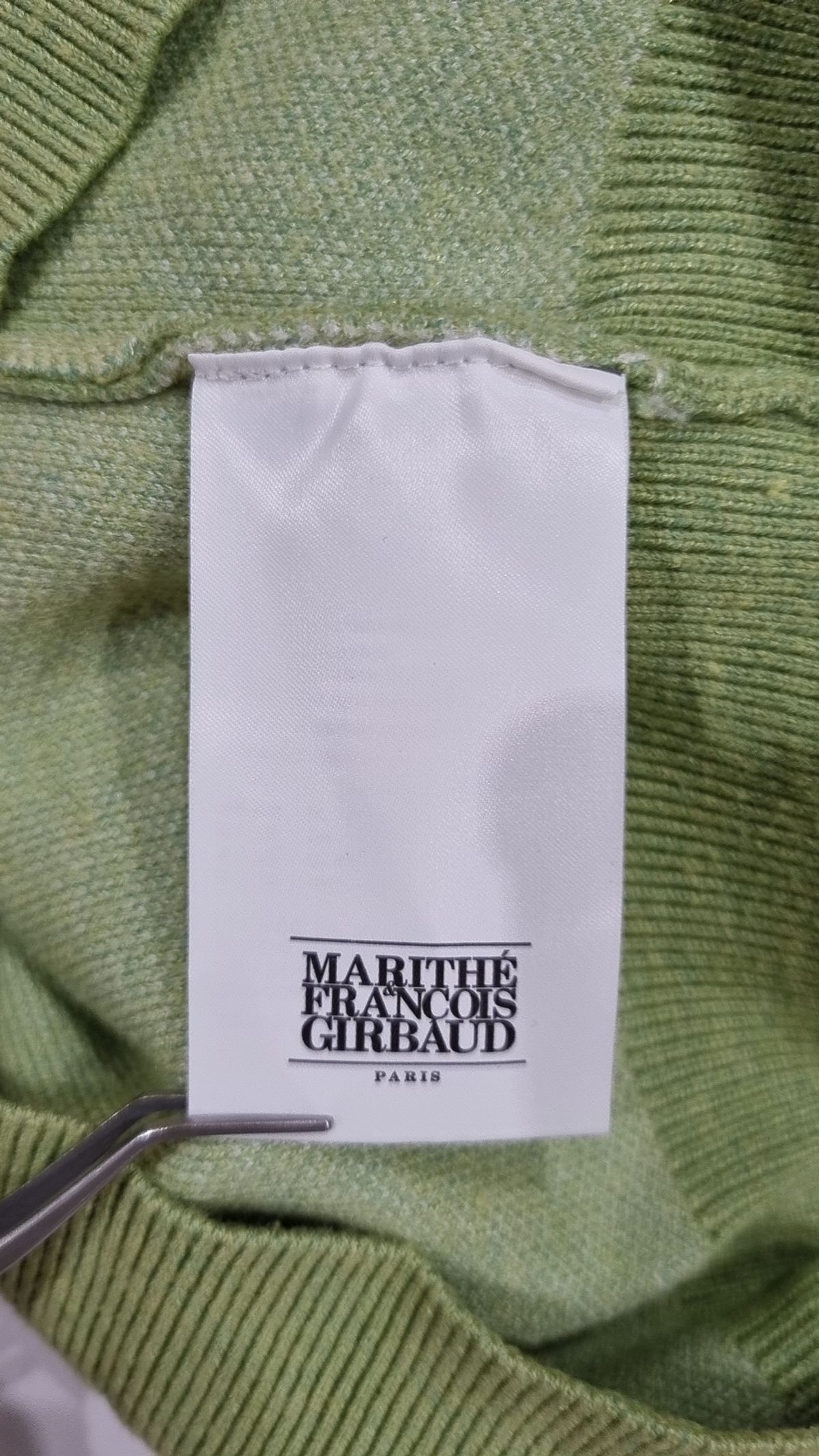 마리떼 프랑소와 저버(MARITHÉ + FRANҪOIS GIRBAUD) W CLASSIC LOGO CROP KNIT green S