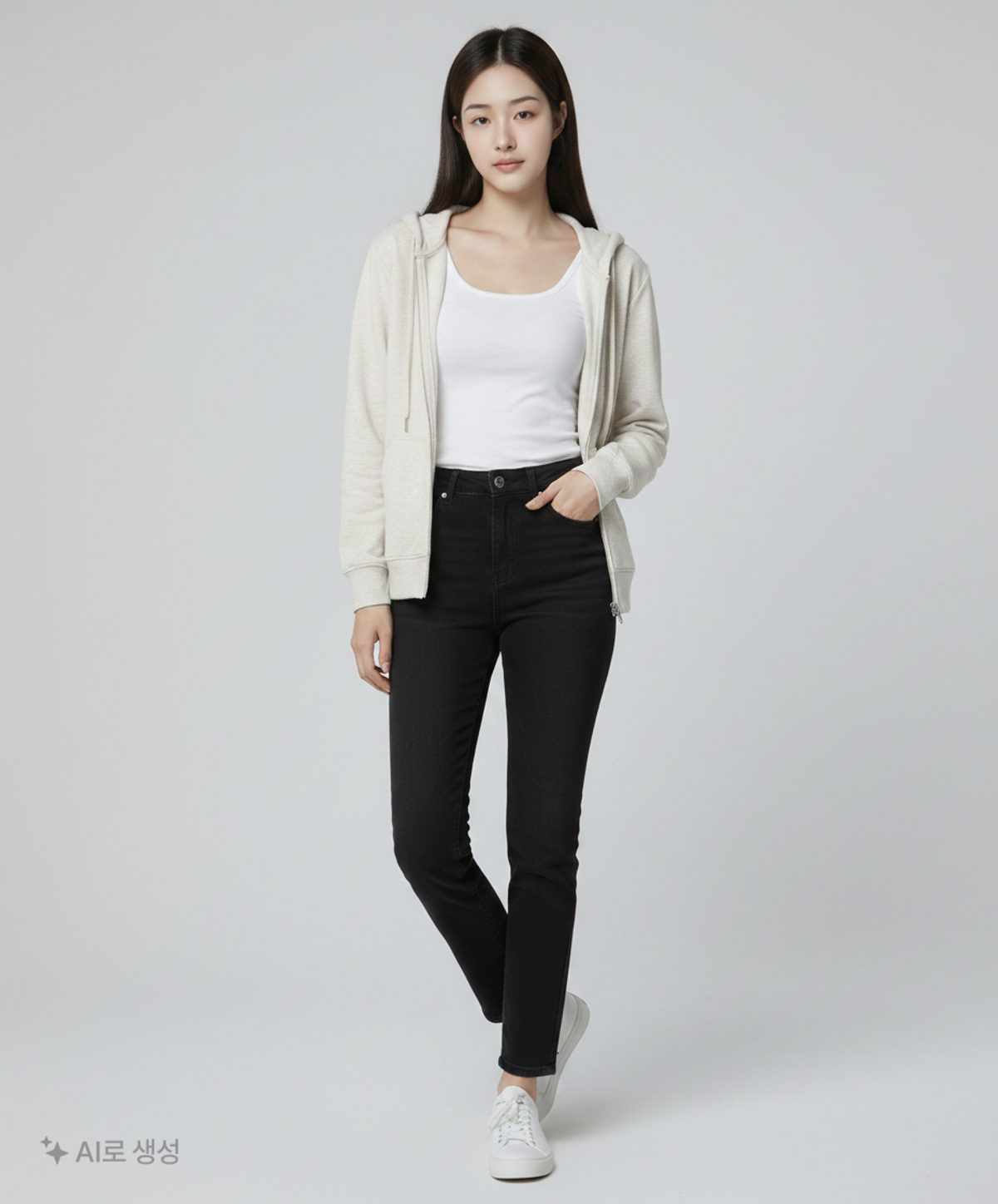 무신사 스탠다드(MUSINSA STANDARD) 후드 집업 XS
