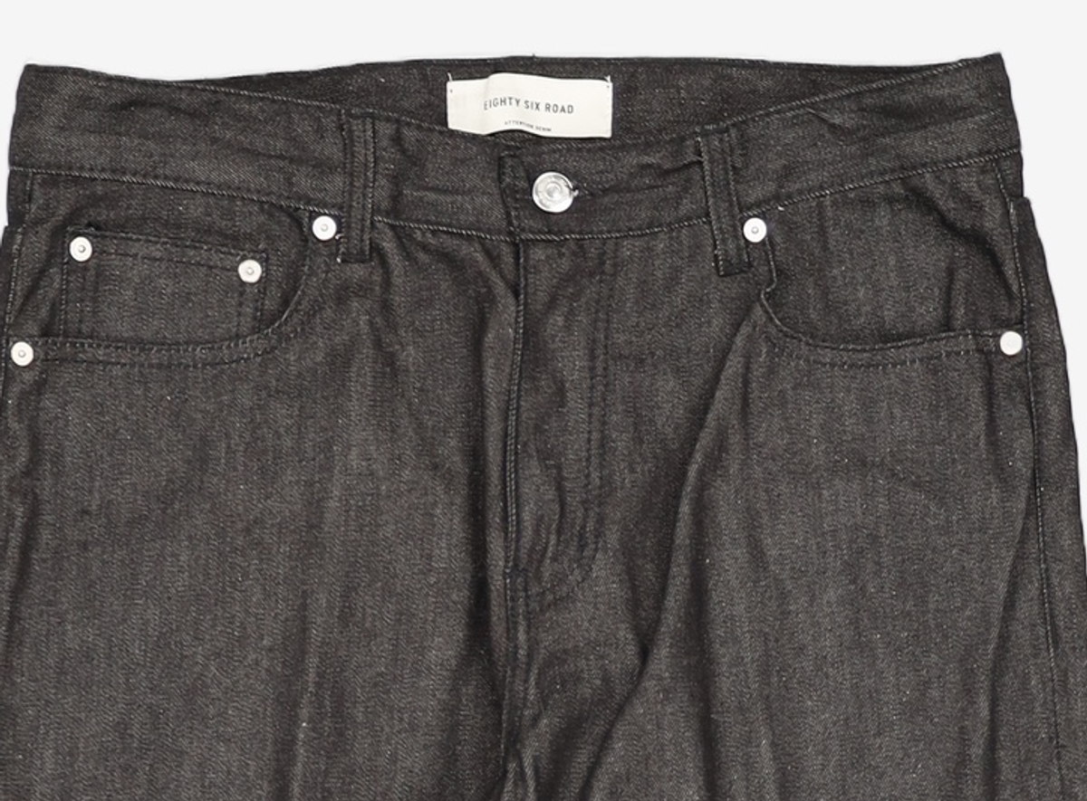 86로드(86ROAD) RAW BLACK PEARL / CROP TAPERED 32