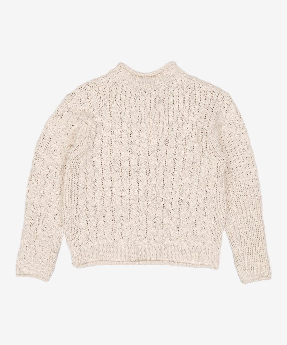 다이애그널(DIAGONAL) CABLE OVER CARDIGAN (ivory) XL