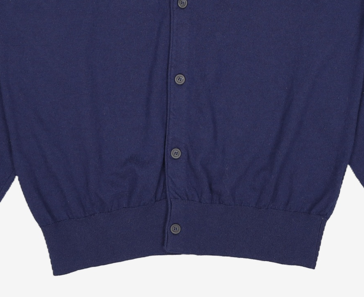 마리떼 프랑소와 저버(MARITHÉ + FRANҪOIS GIRBAUD) BASIC V NECK CARDIGAN navy XL