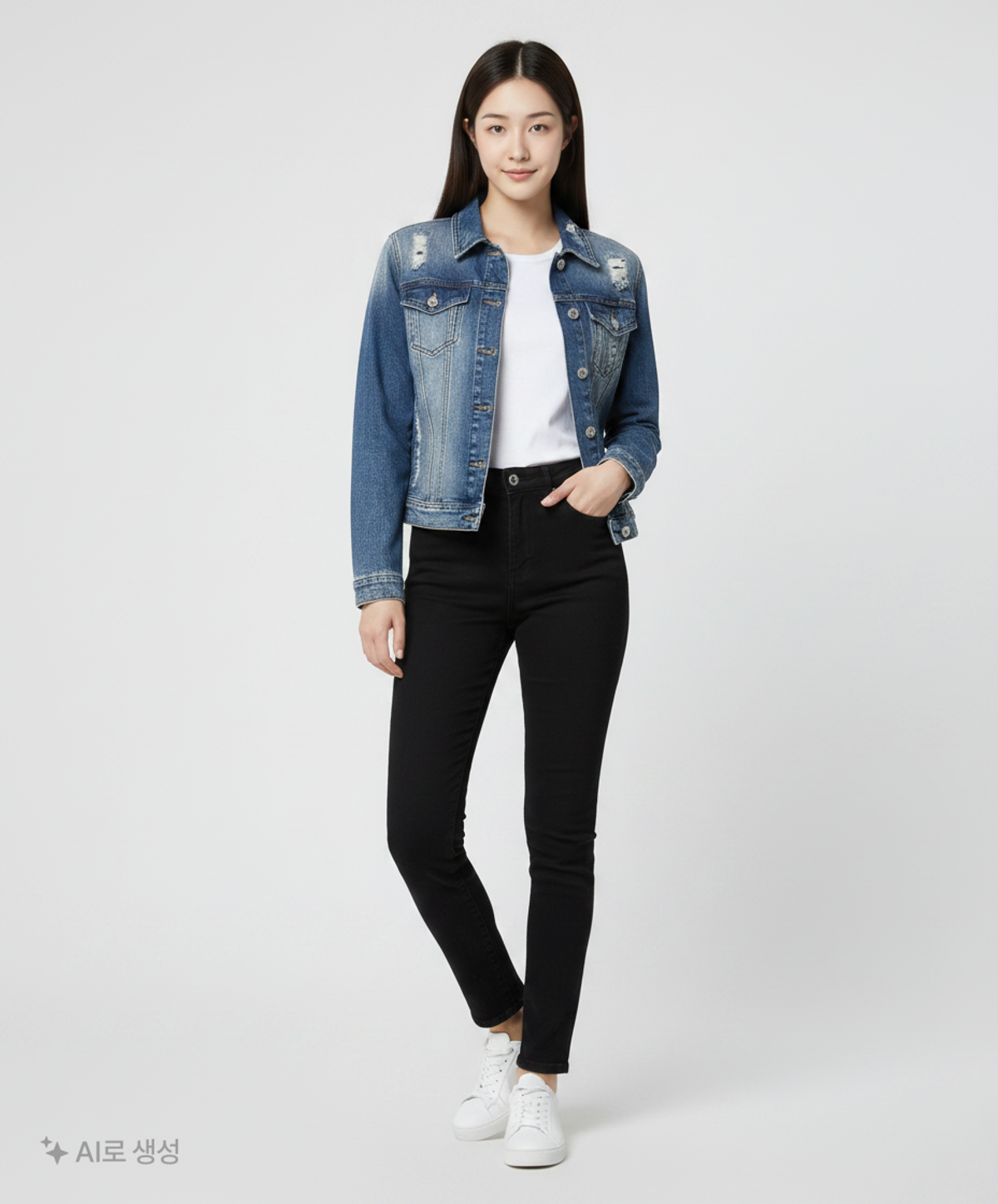 게스(GUESS) 데님/트러커 재킷 XS
