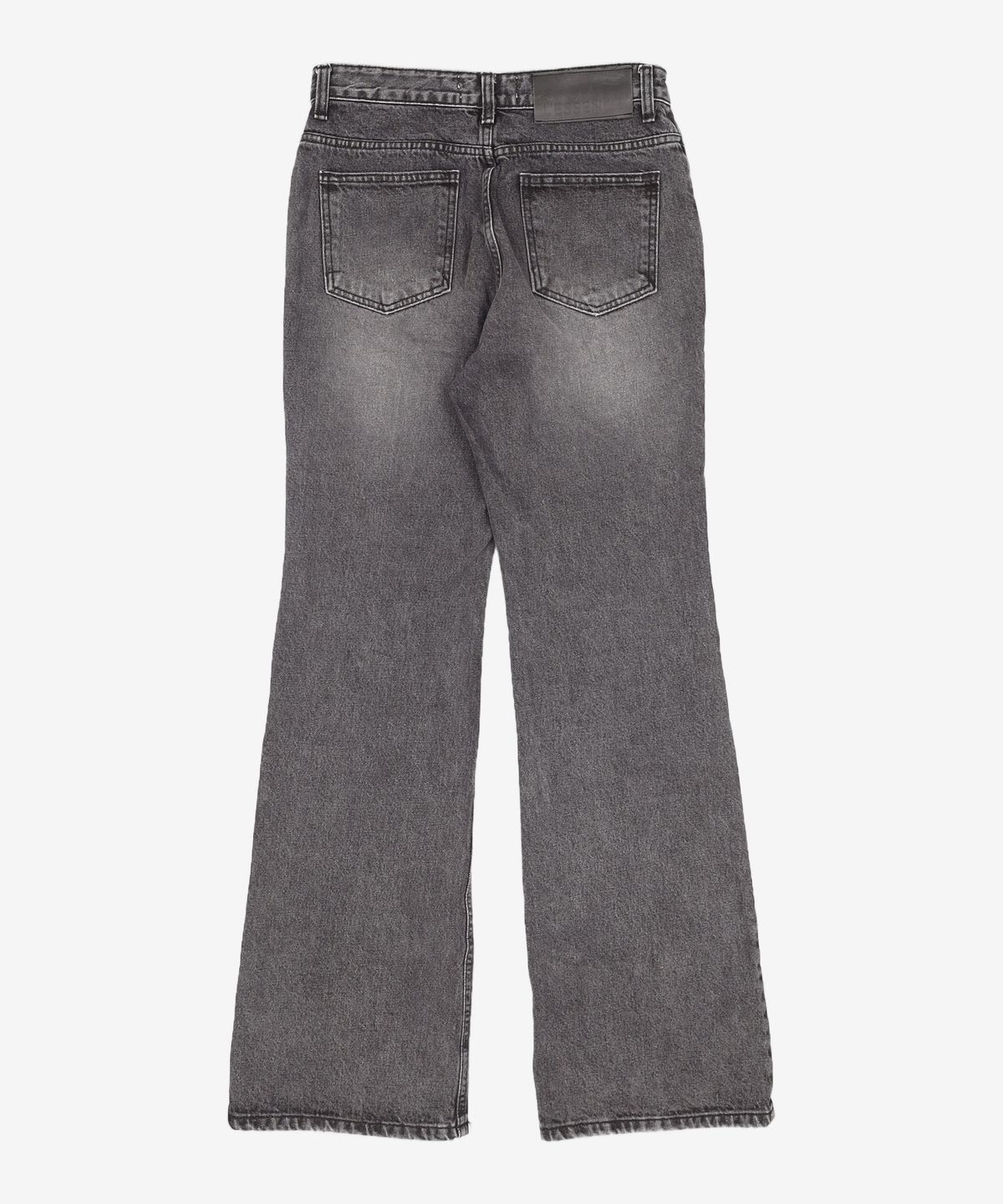 르(LE) boots cut black denim pants (black) M