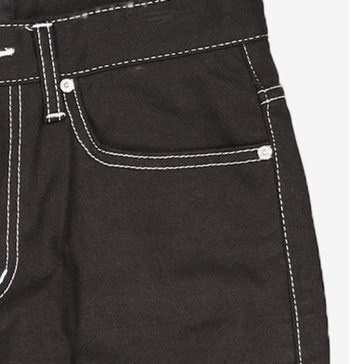 86로드(86ROAD) STITCH BLACK CHIP / CROP TAPERED 30