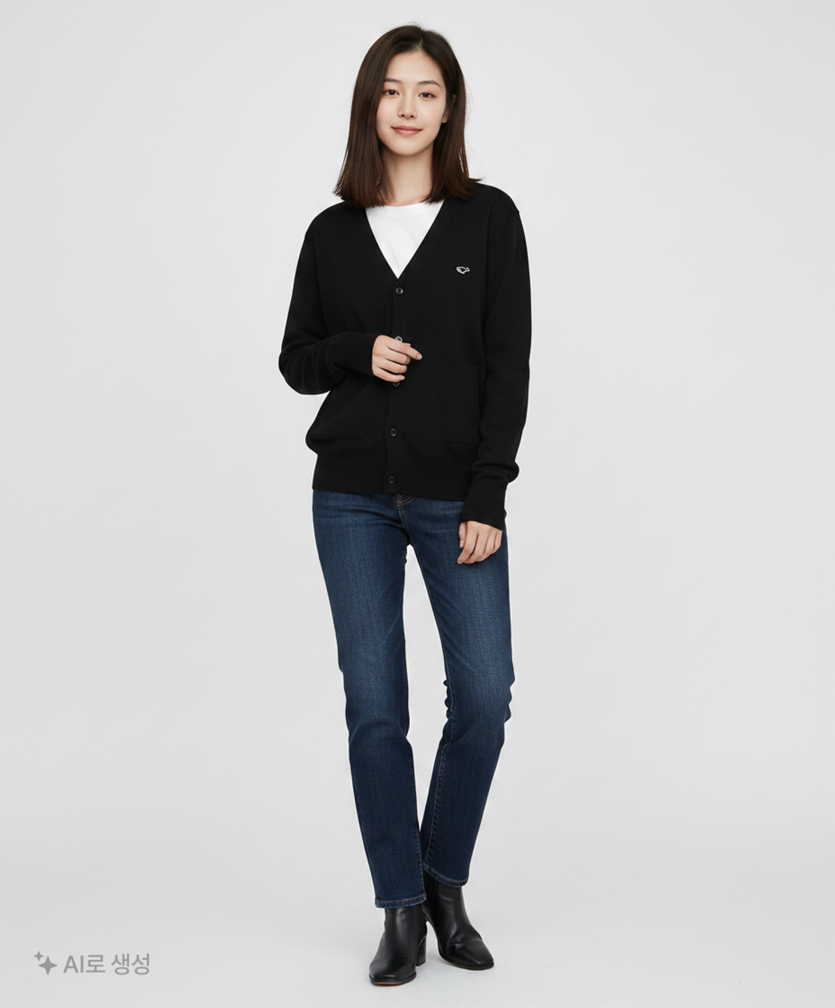 네이더스(NEITHERS) MERINO WOOL CARDIGAN (BLACK) 4