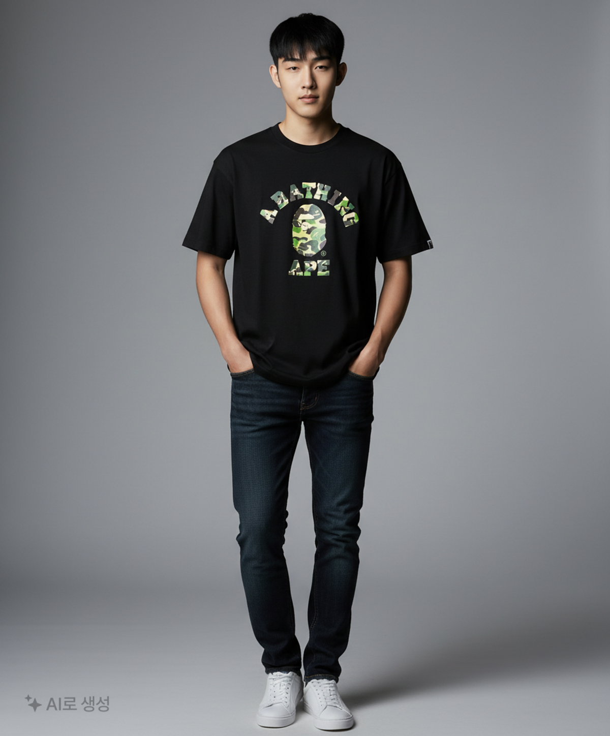 베이프(BAPE) 반소매 티셔츠 XXXL