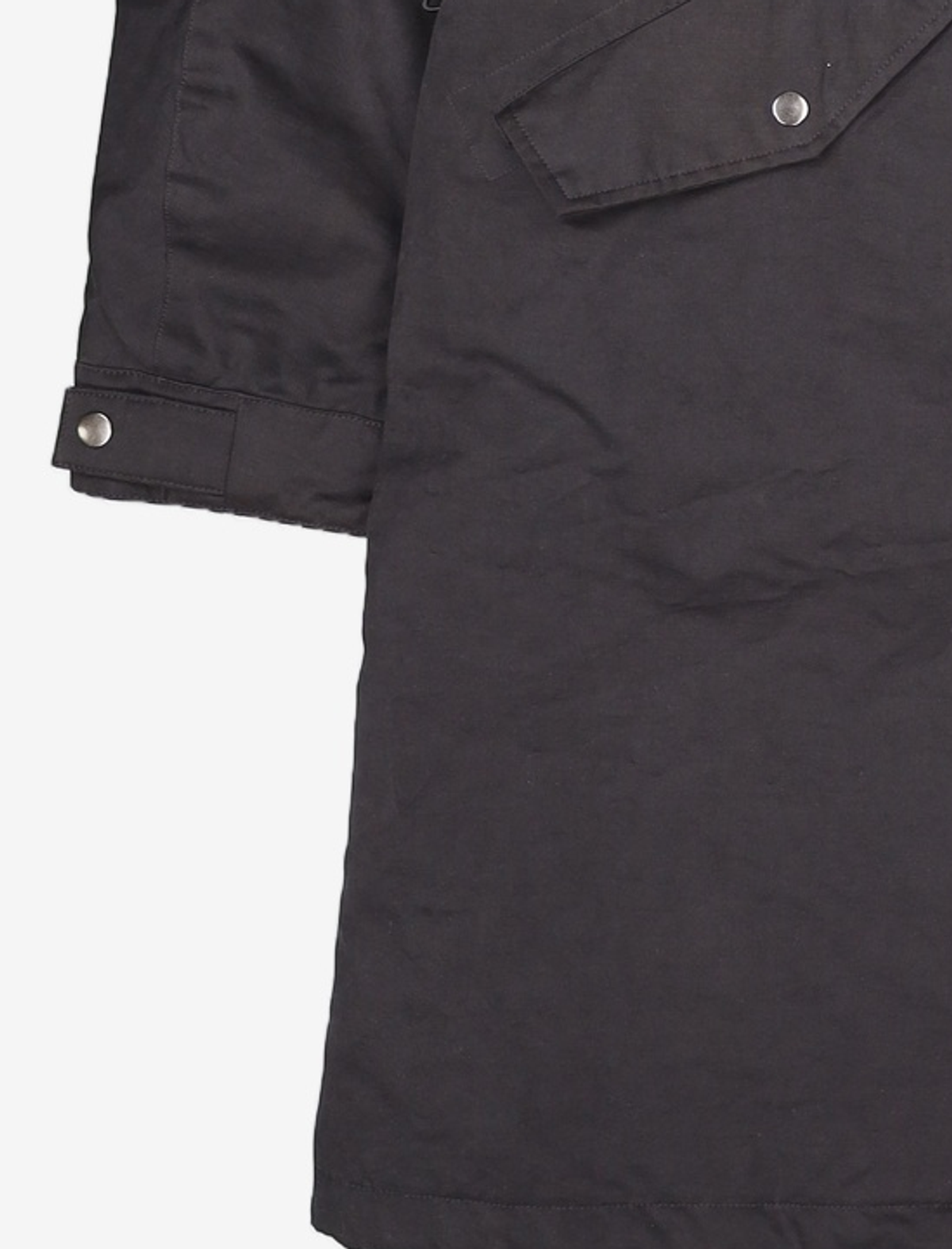 토피(TOFFEE) 오버핏 클래식 롱 파카 (BLACK) M