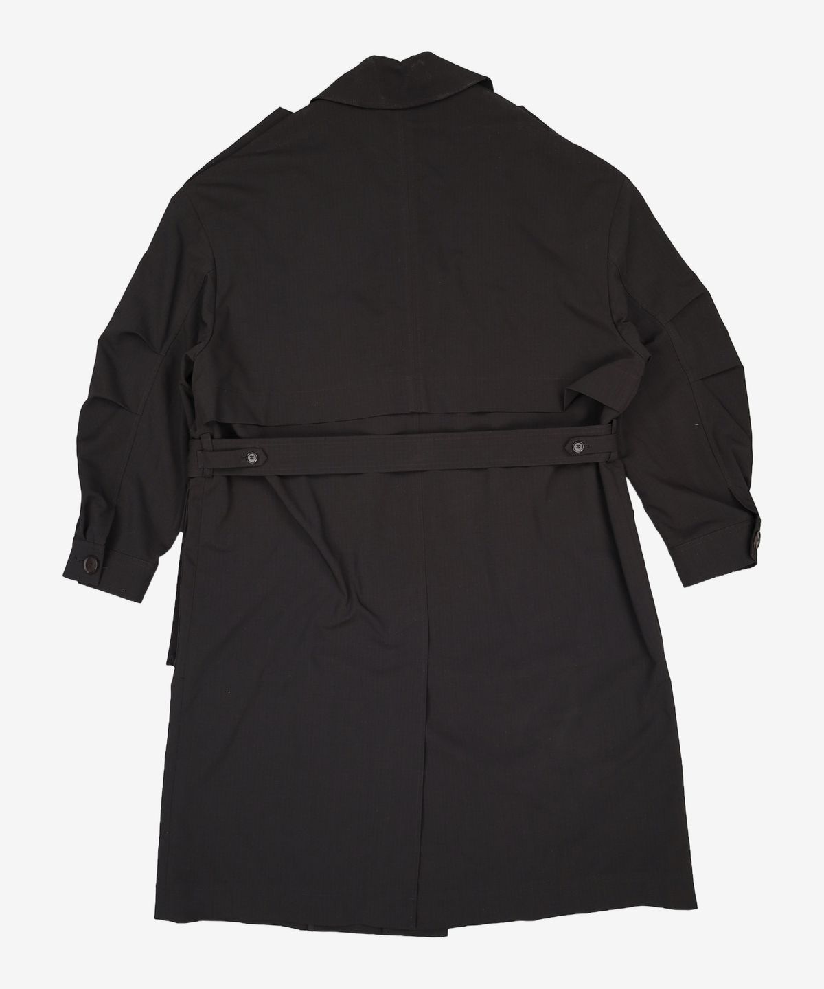 메종미네드(MAISON MINED) BLACK OVER TRENCH COAT M
