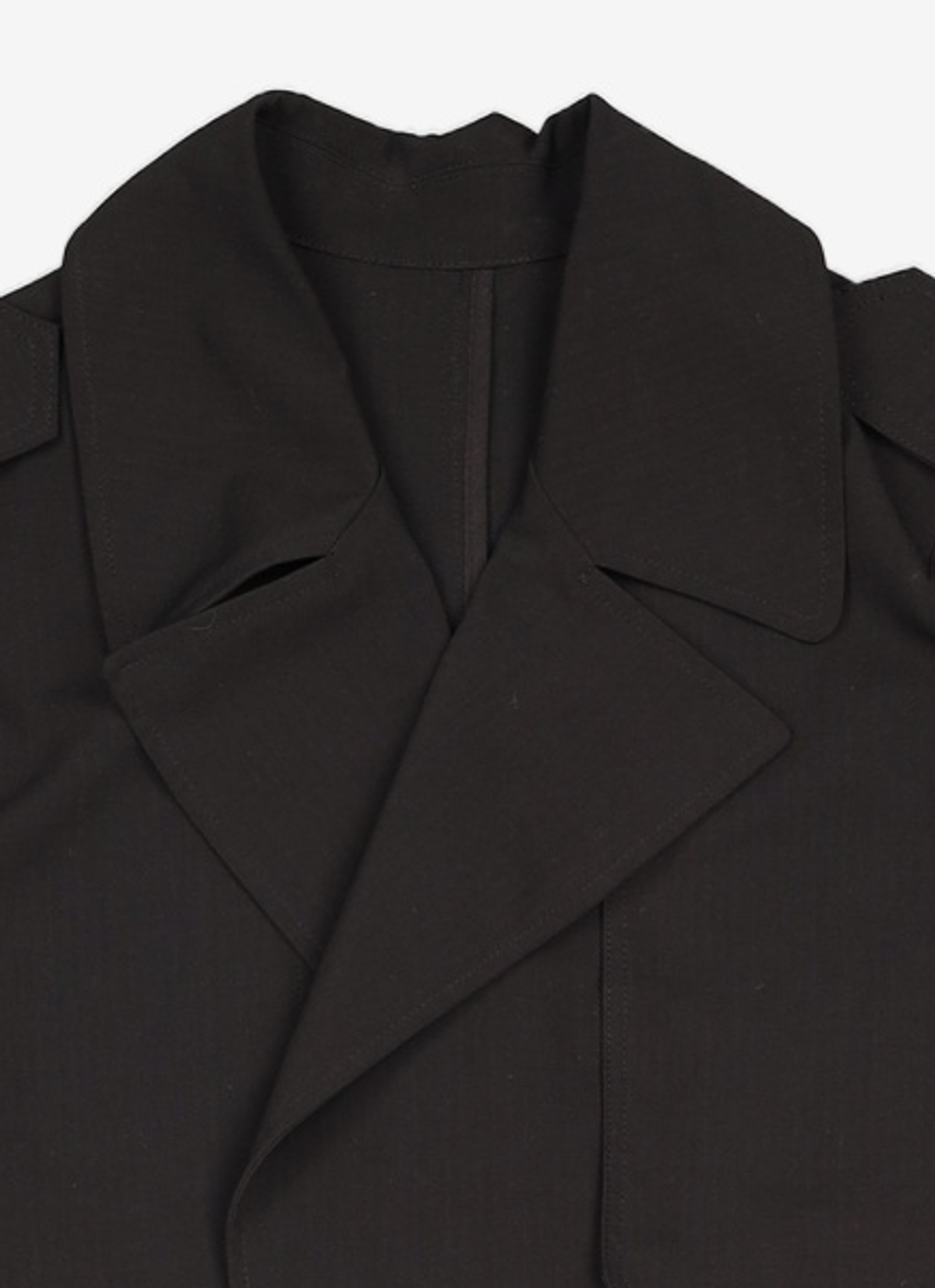 메종미네드(MAISON MINED) BLACK OVER TRENCH COAT M