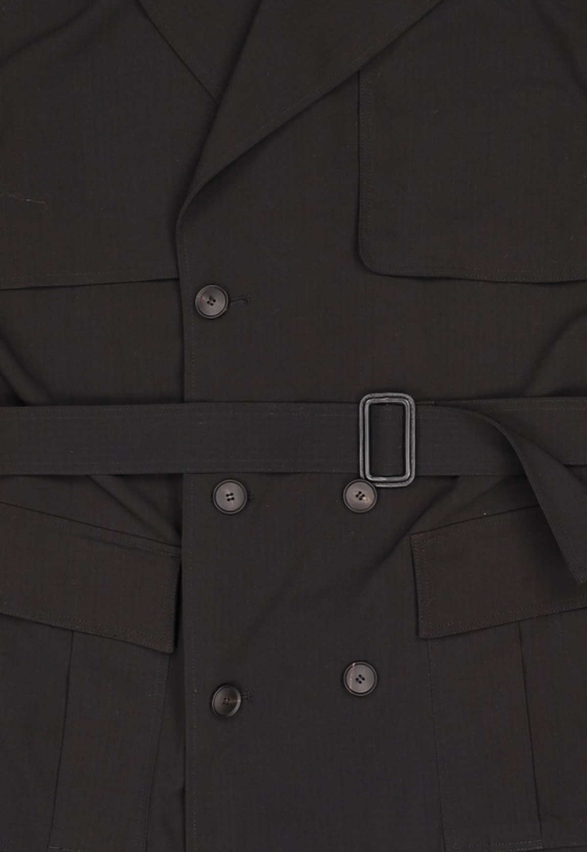 메종미네드(MAISON MINED) BLACK OVER TRENCH COAT M
