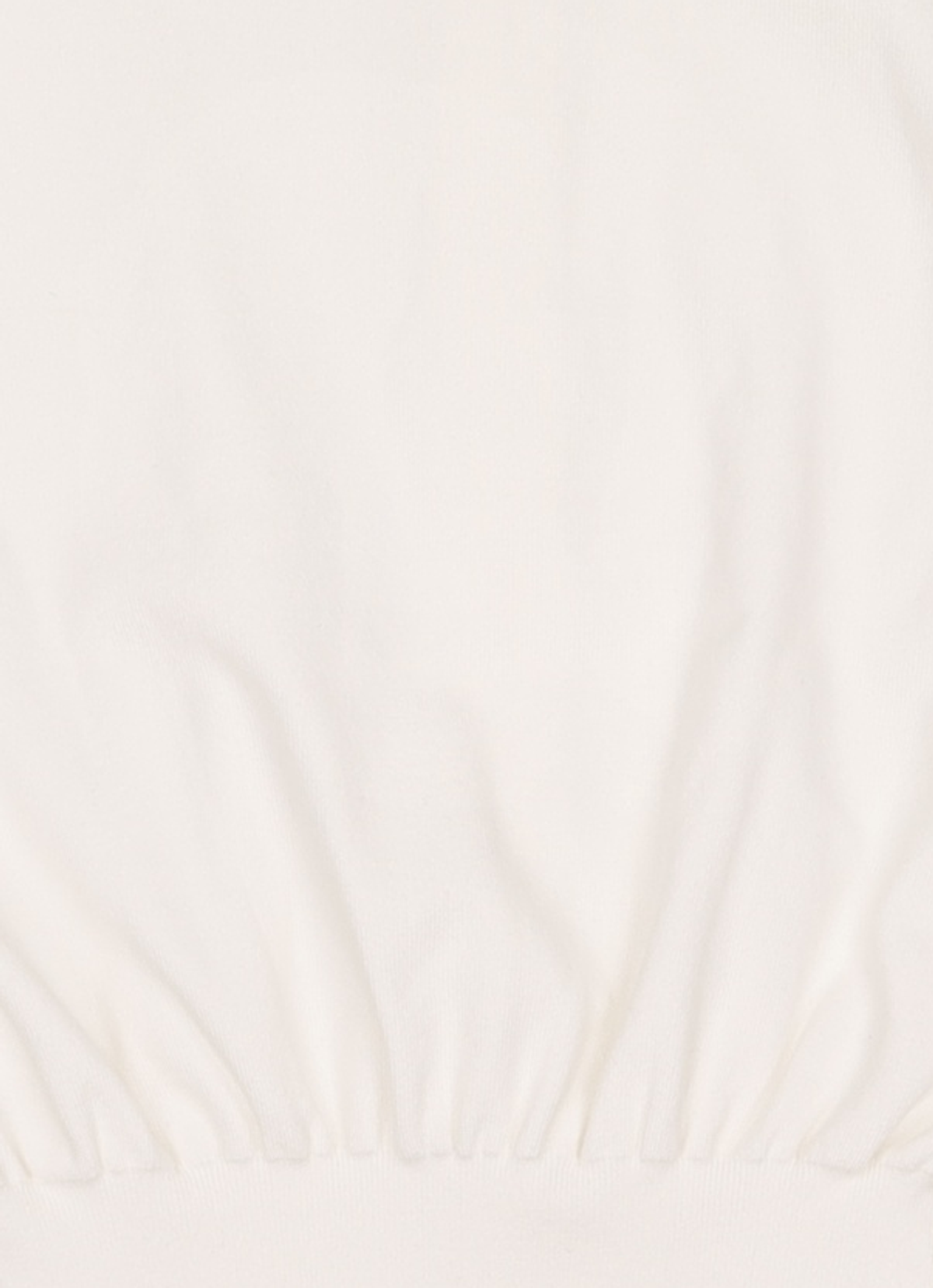 아모멘토(AMOMENTO) ROUND SLEEVE SHIRRED CARDIGAN_IVORY 0