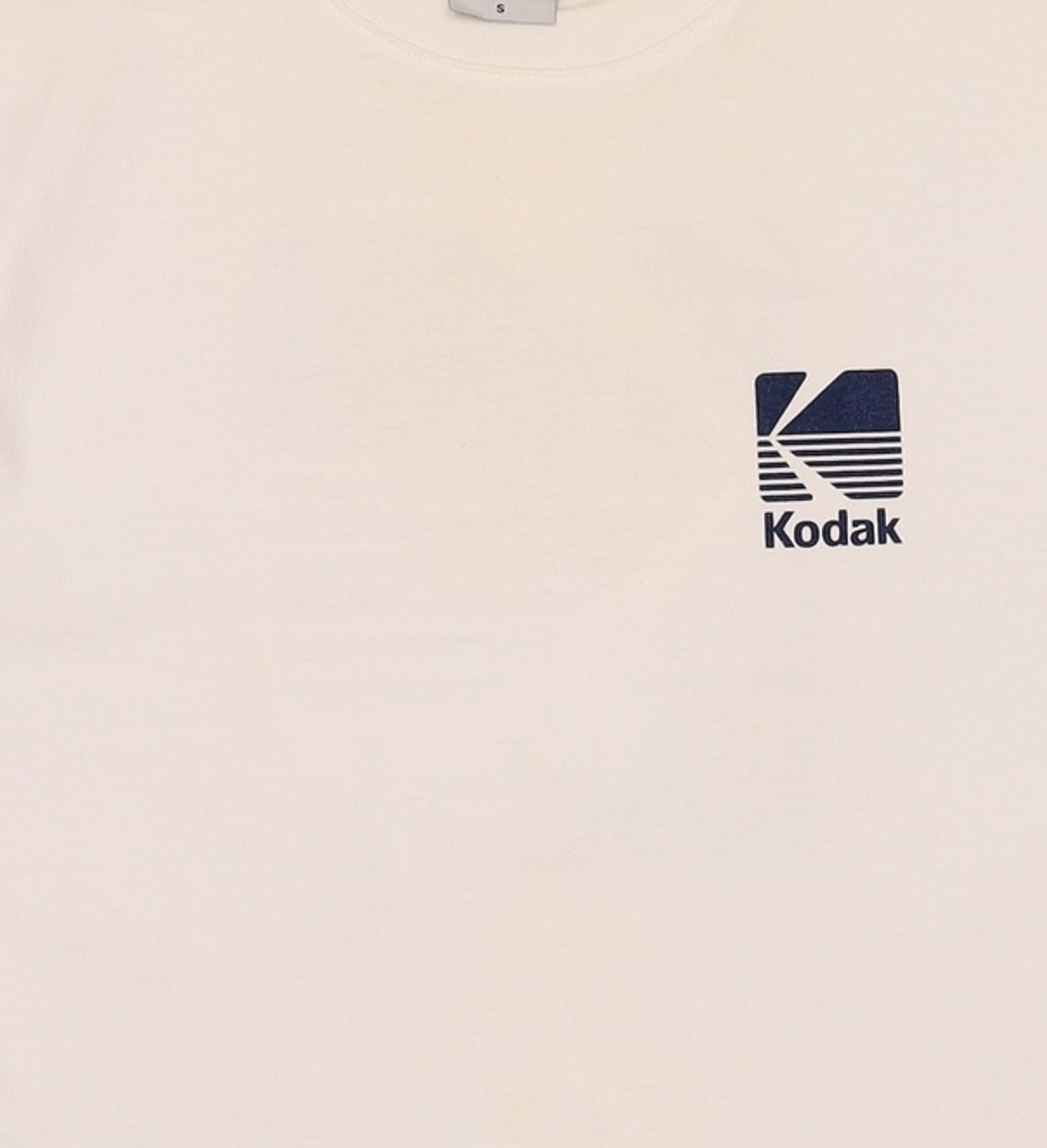 코닥(KODAK) 에센셜 빅로고 워싱 반팔티셔츠 YELLOW S