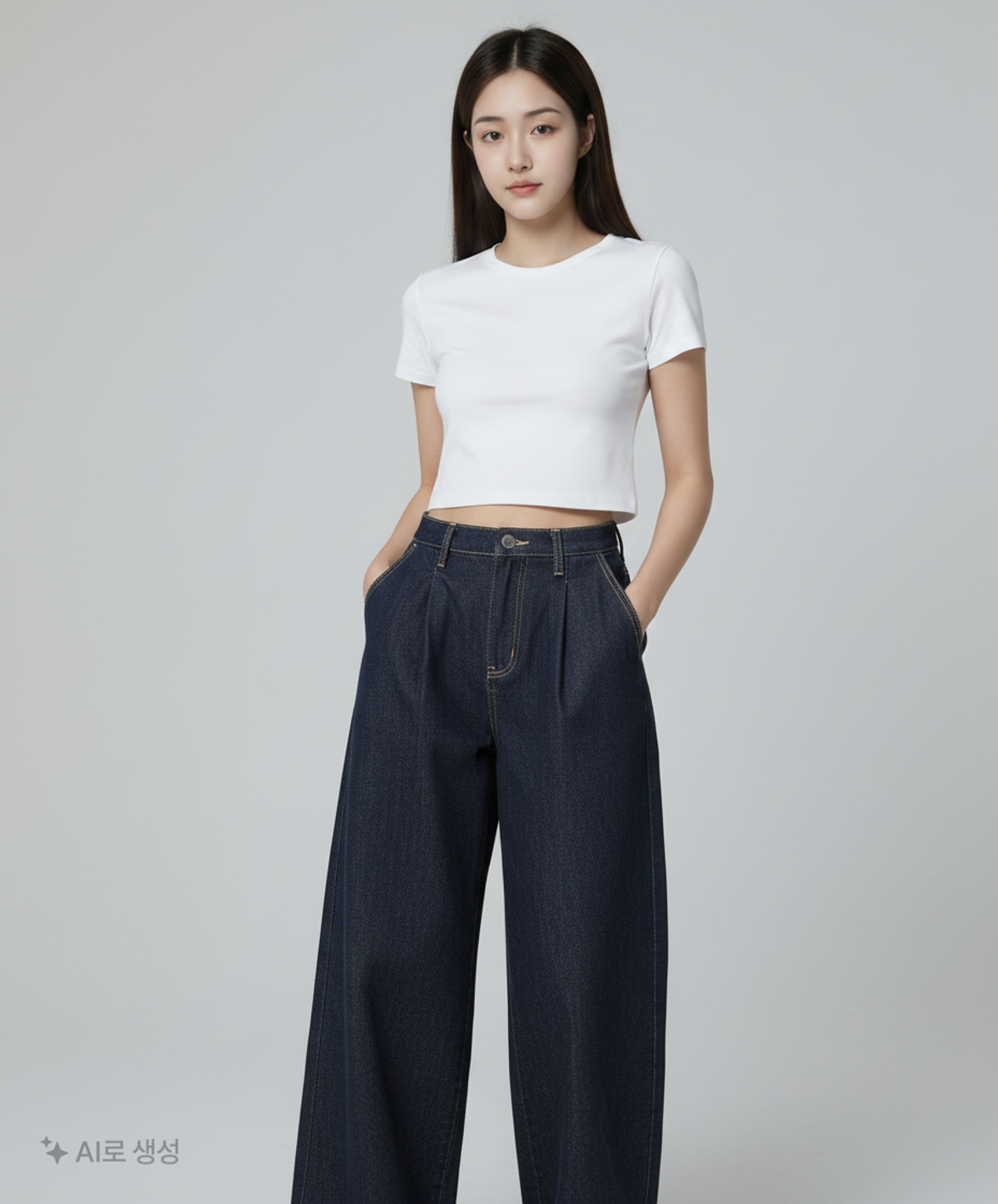지크립(GCLIP) 청/데님 팬츠 28