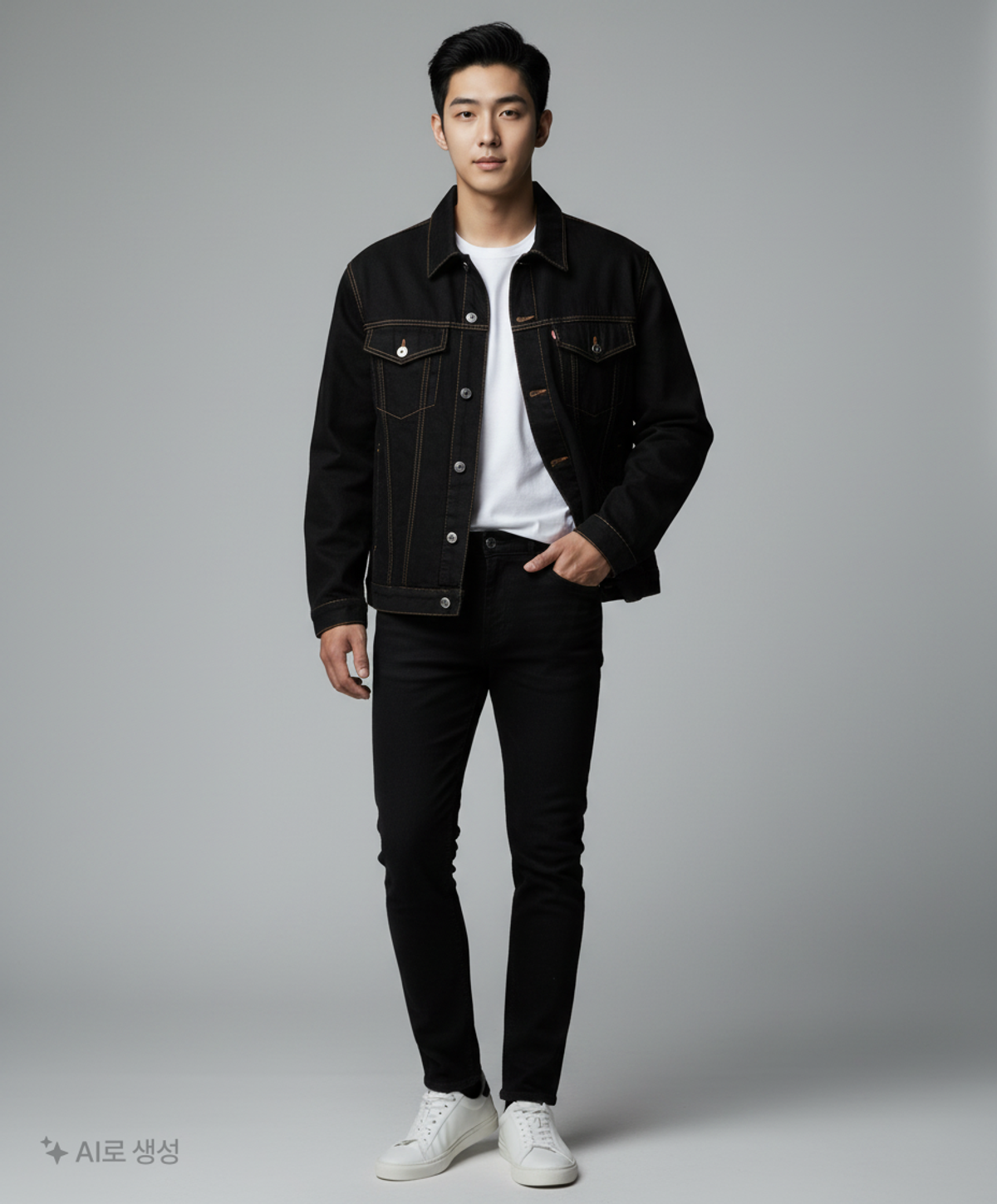 넌블랭크(NONBLANK) 데님/트러커 재킷 XL
