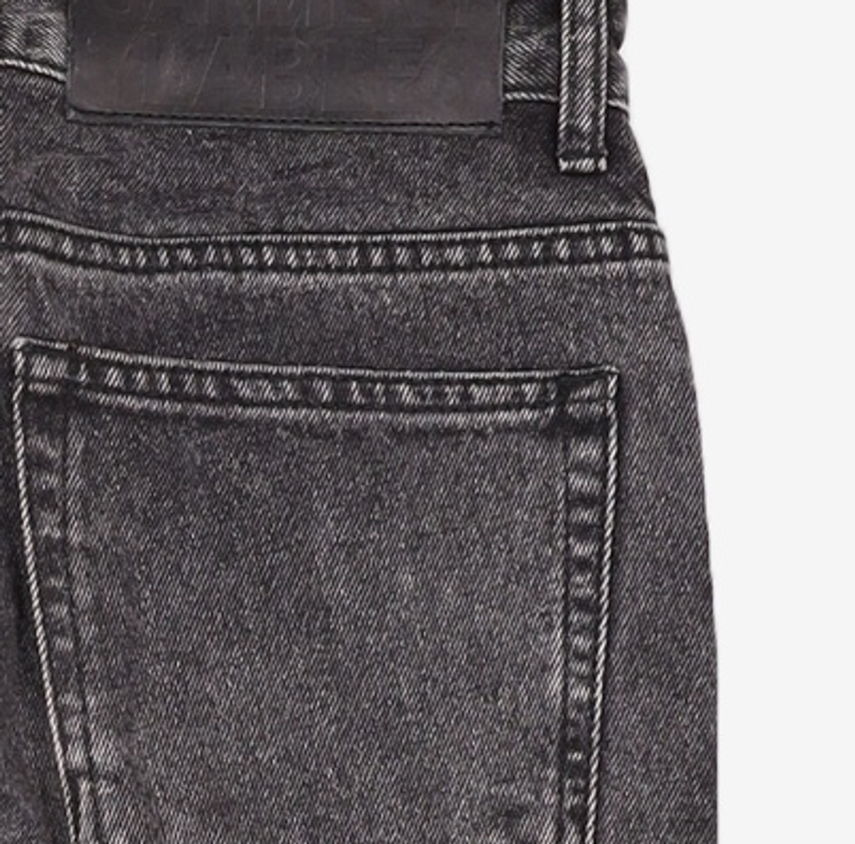 가먼트레이블(GARMENT LABLE) [피스워커x가먼트레이블]Garment Worker Stitch Jeans / Tapered (Black Tan) S
