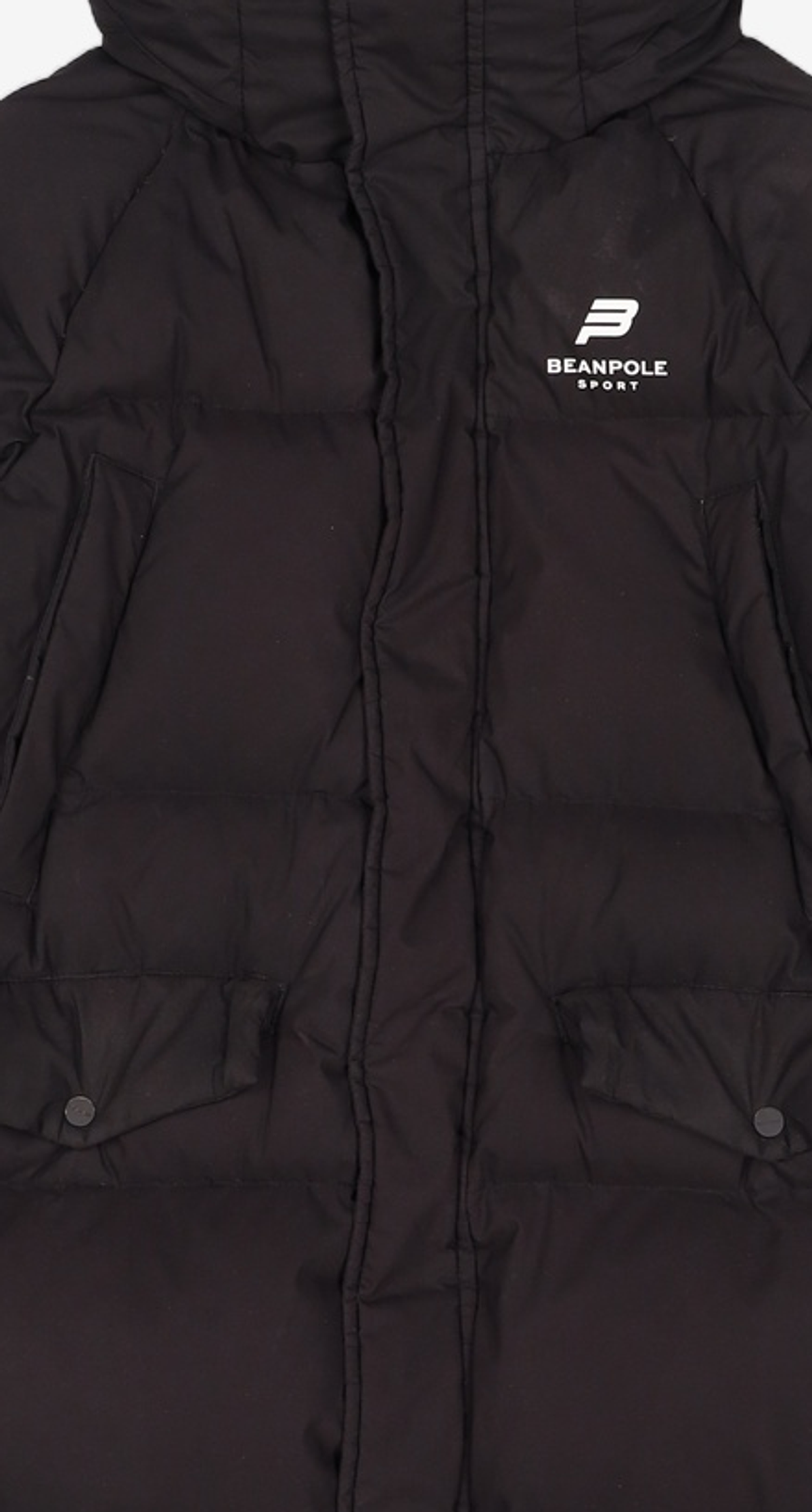 빈폴 스포츠(BEANPOLE SPORT) [빈폴 스포츠] 블랙 여성 B.Bench 105 덕다운 벤치다운 롱패딩 (BO8738E015) 90