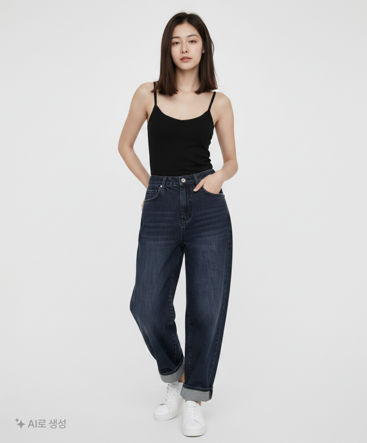 니히(NIEEH) 청/데님 팬츠 S