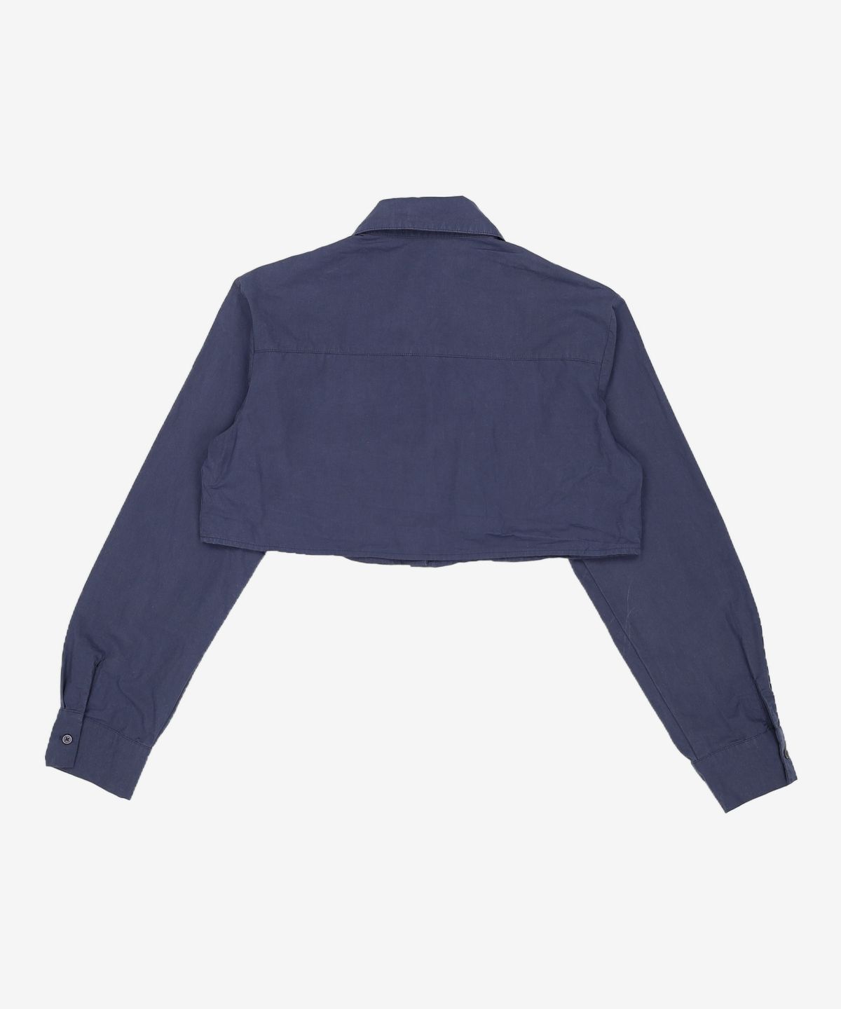 델리센트(DELICCENT) 투 포켓 크롭 셔츠 [NAVY] FREE