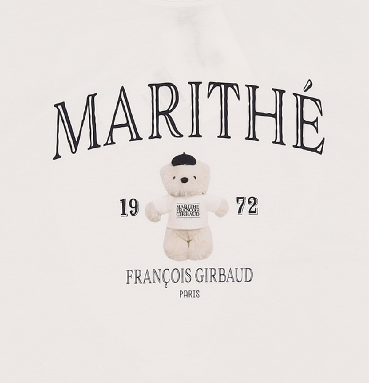 마리떼 프랑소와 저버(MARITHÉ + FRANҪOIS GIRBAUD) MARI GRAPHIC OVERSIZED TEE white S