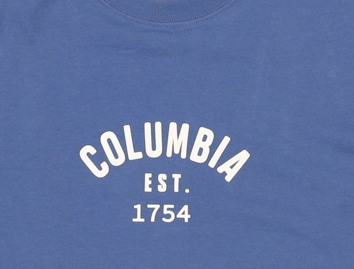 컬럼비아 유니버시티(COLUMBIA UNIVERSITY) CU 1754 ARCH LOGO WOMEN CROP S/S T-SHIRTS 프렌치블루 S