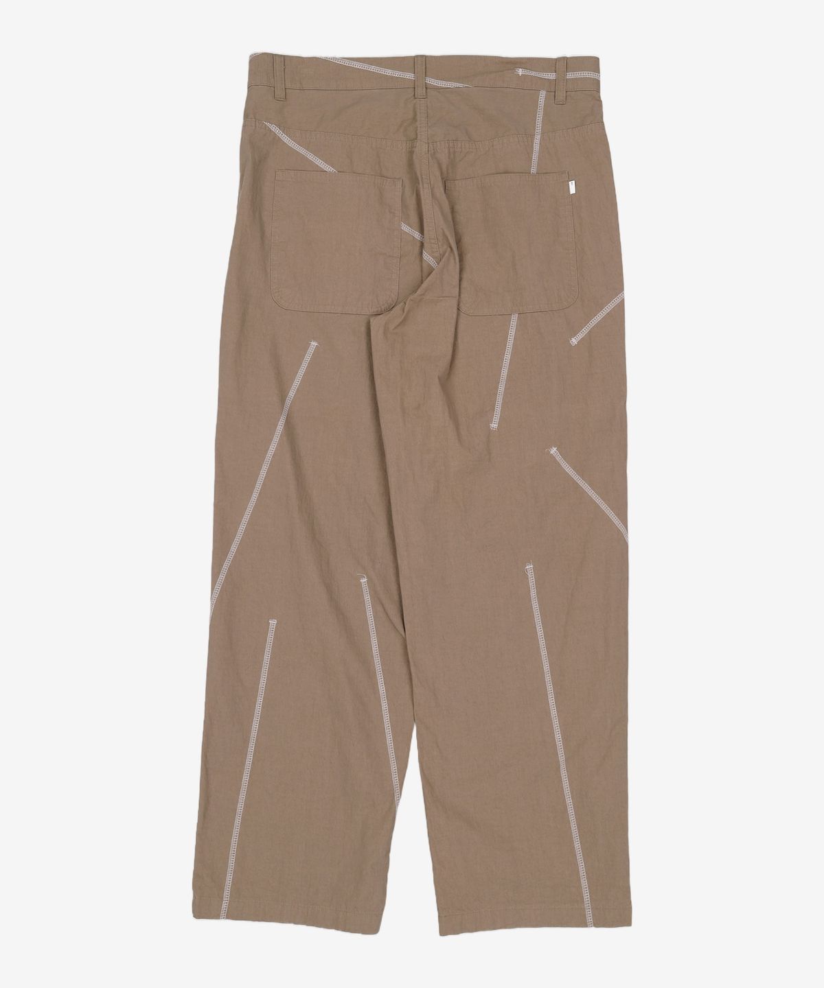 노매뉴얼(NOMANUAL) S.L PANTS - WARM GRAY 100