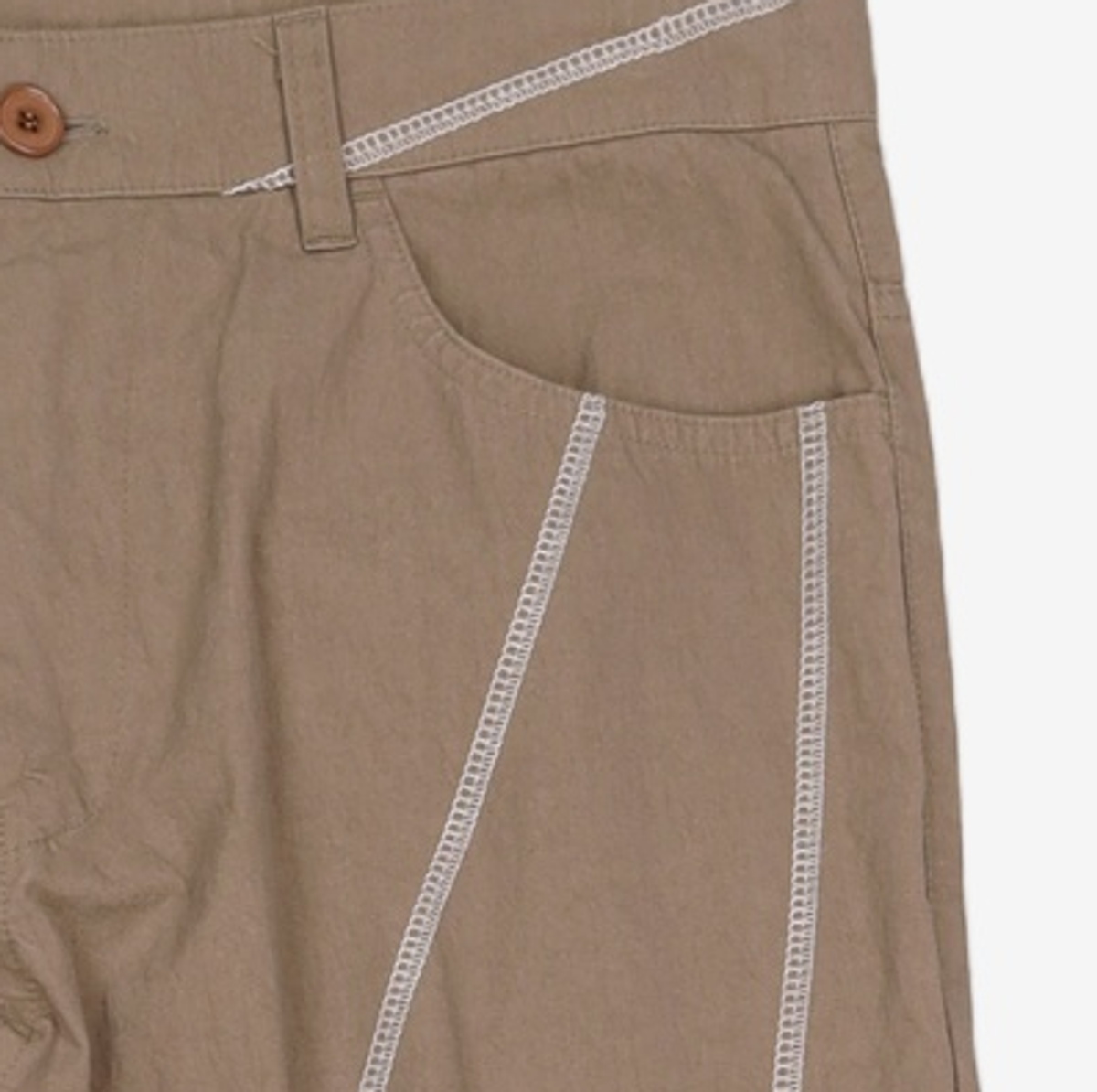 노매뉴얼(NOMANUAL) S.L PANTS - WARM GRAY 100