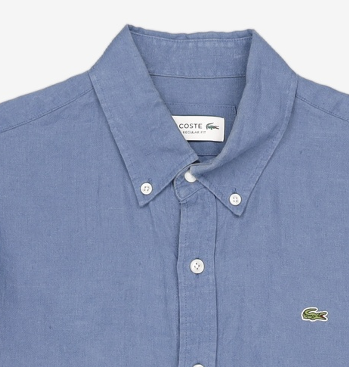 라코스테(LACOSTE) 남성 린넨 솔리드 셔츠 CH526E-52G L99 38