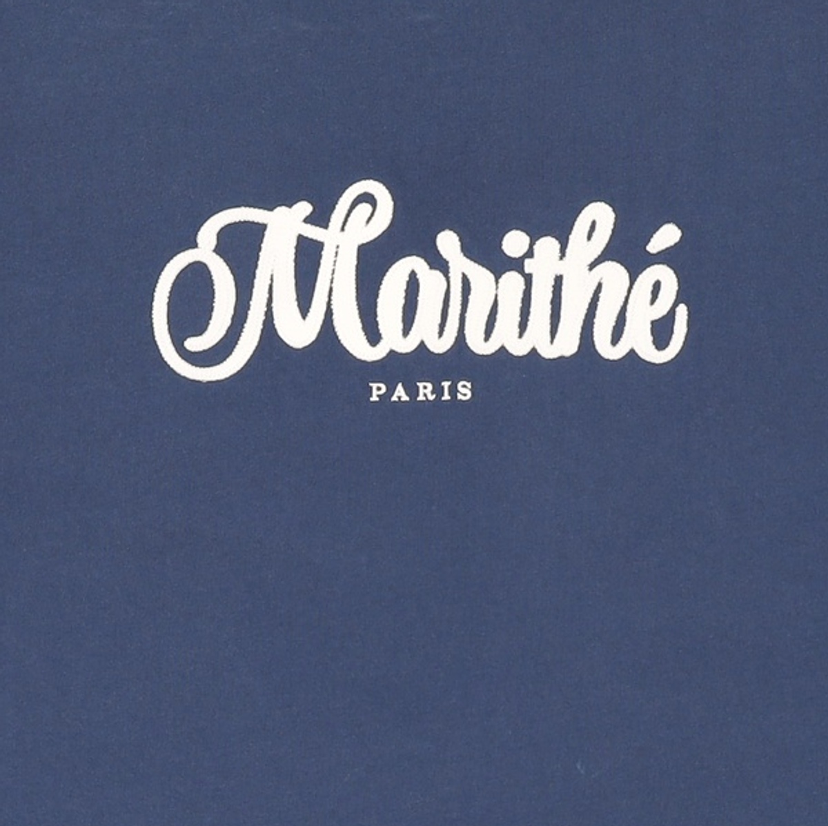 마리떼 프랑소와 저버(MARITHÉ + FRANҪOIS GIRBAUD) JERSEY APPLIQUE EMBROIDERY LOGO TEE ash blue L
