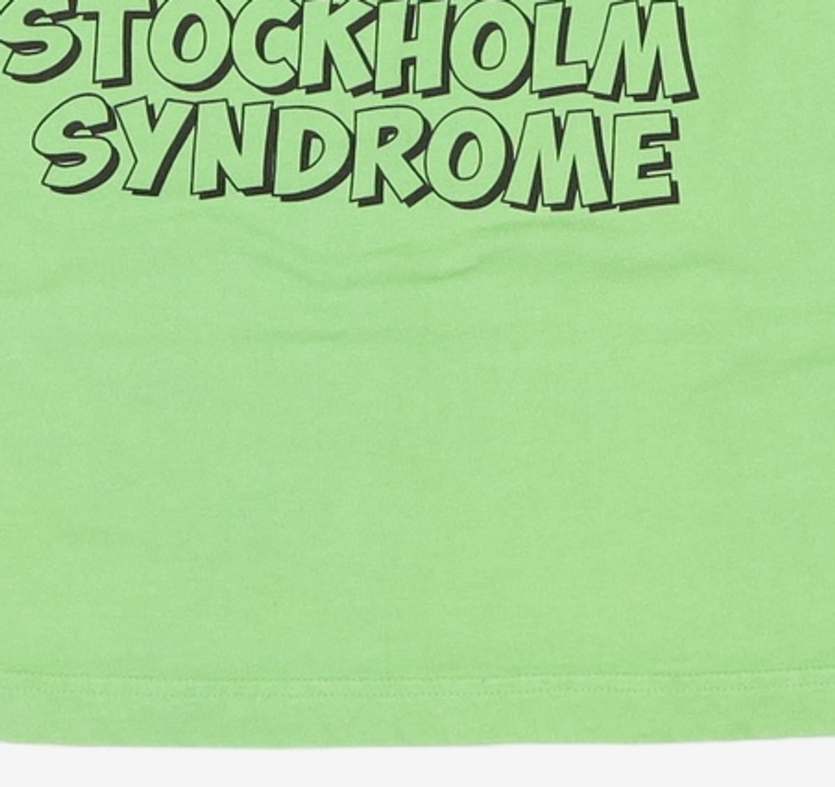 스톡홀름 신드롬(STOCKHOLM SYNDROME) 반소매 티셔츠 100