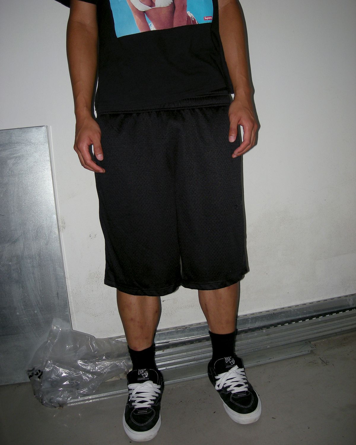 무비그아카이브(MUBIG.ARCHIVE) MA Mesh Shorts (Black)