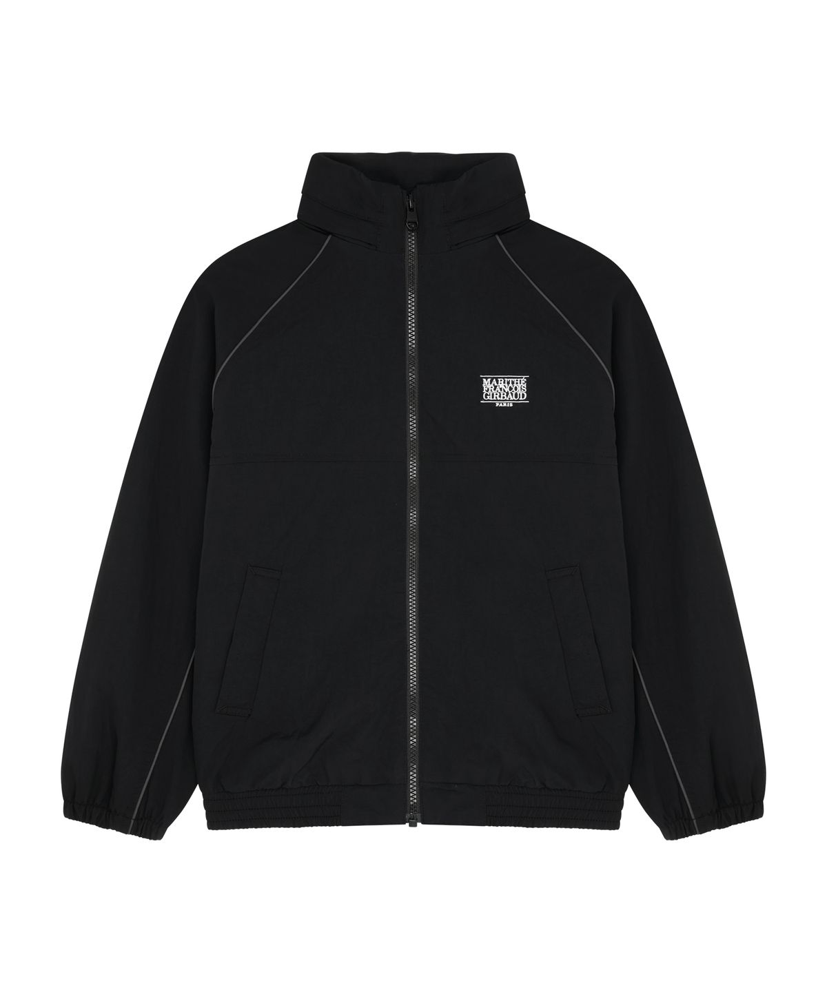 마리떼 키즈(MARITHÉ KIDS) KIDS CLASSIC LOGO HOODED WINDBREAKER black