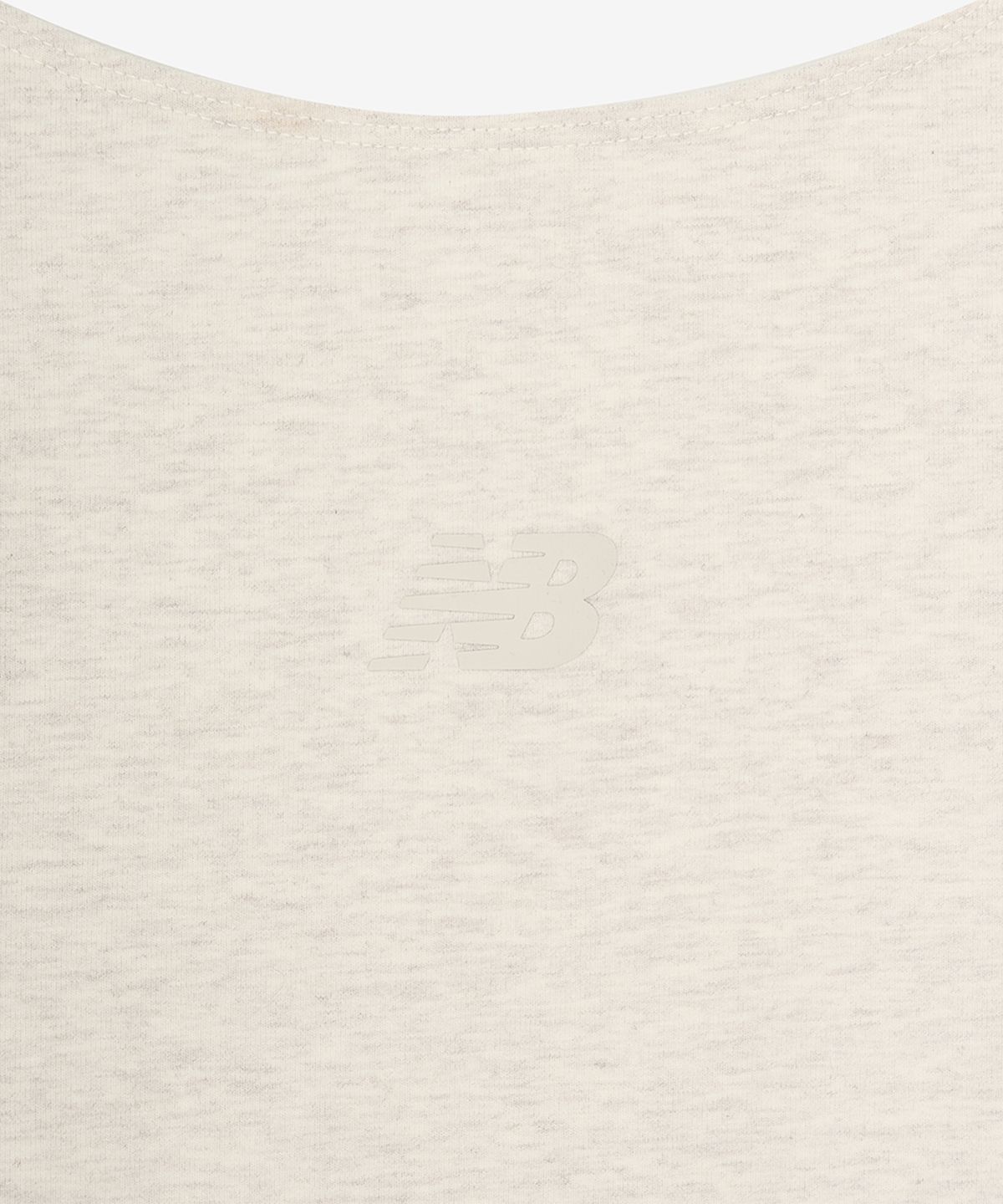 뉴발란스(NEW BALANCE) NBNEG3V722 / WOMEN 오픈 백 핏티드 반팔티 (IVORY)