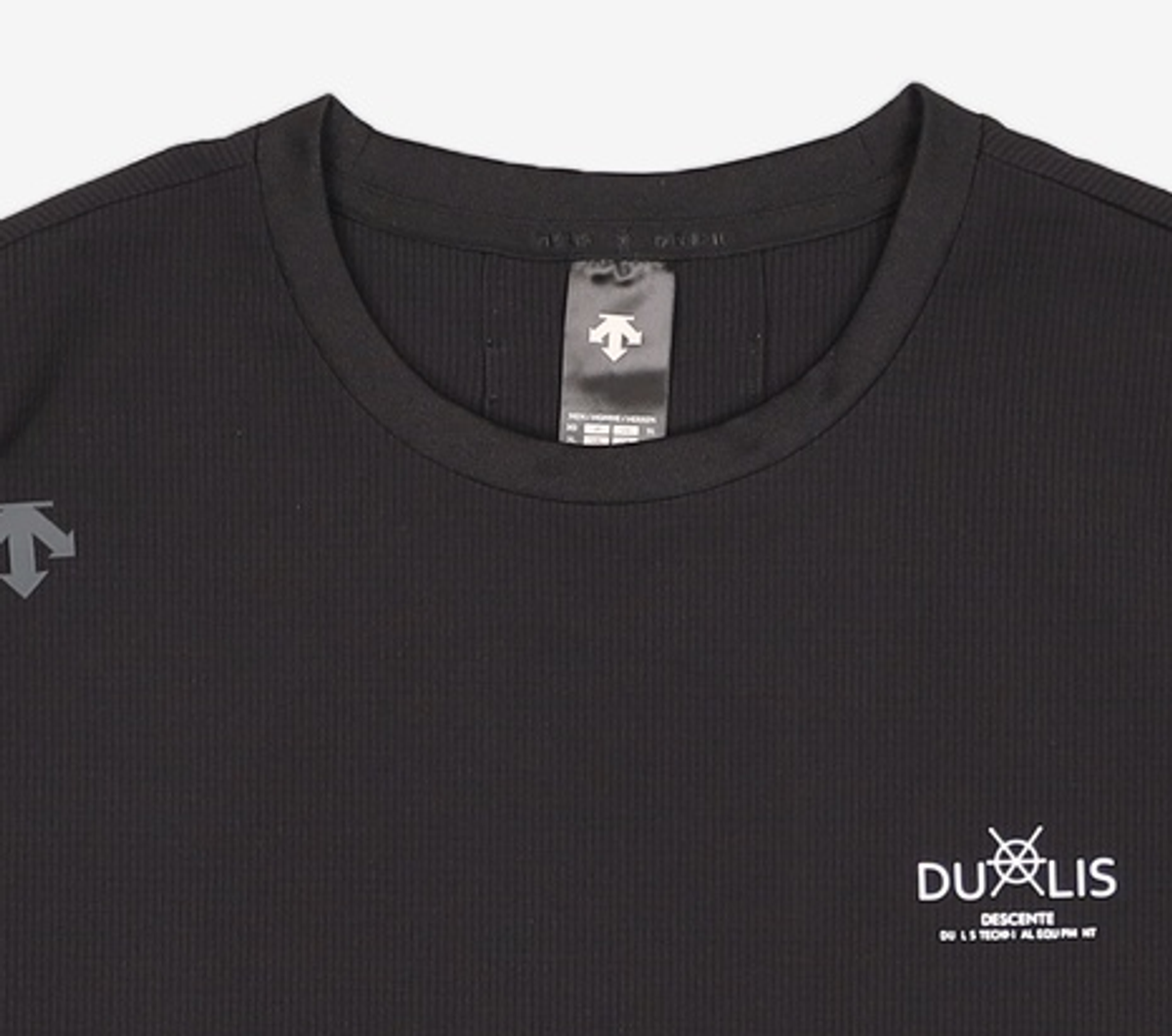 데상트(DESCENTE) [얼리버드10] 듀얼리스 스트레치 에어 긴팔 티셔츠 블랙(SO321DTL71) XL