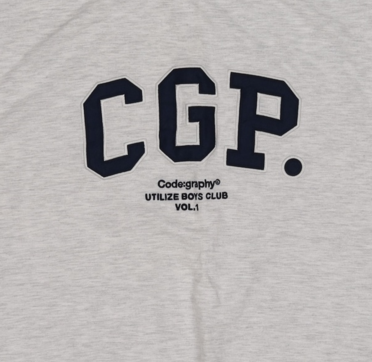 코드그라피(CGP) CGP 아치 로고 반팔 크루넥_그레이 L