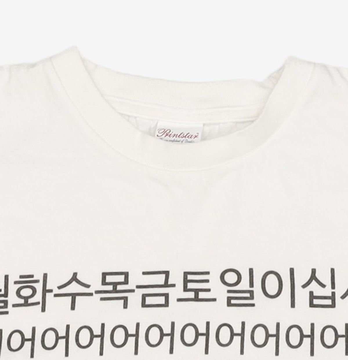 프린트스타(PRINTSTAR) 반소매 티셔츠 S