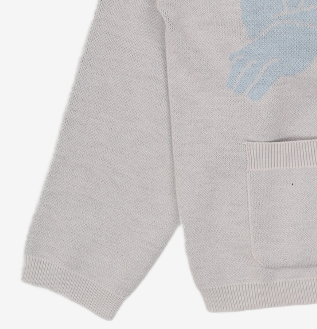 나이스고스트클럽(NICEGHOSTCLUB) ANGELS KNIT CARDIGAN_GREY(NG2FSUK681A) L