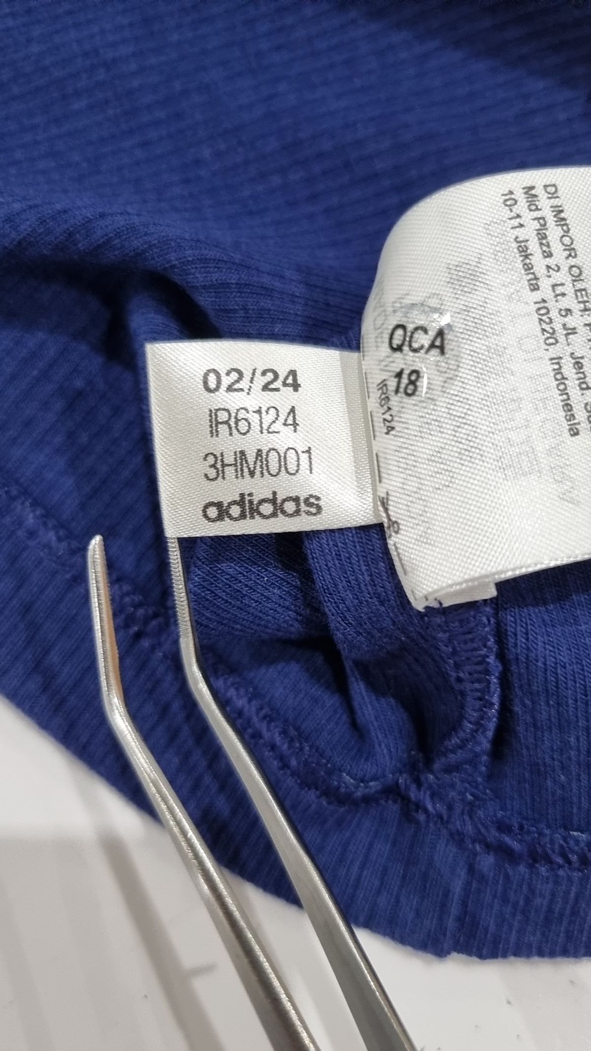 아디다스(ADIDAS) 립 탑 - 블루 / IR6124 M