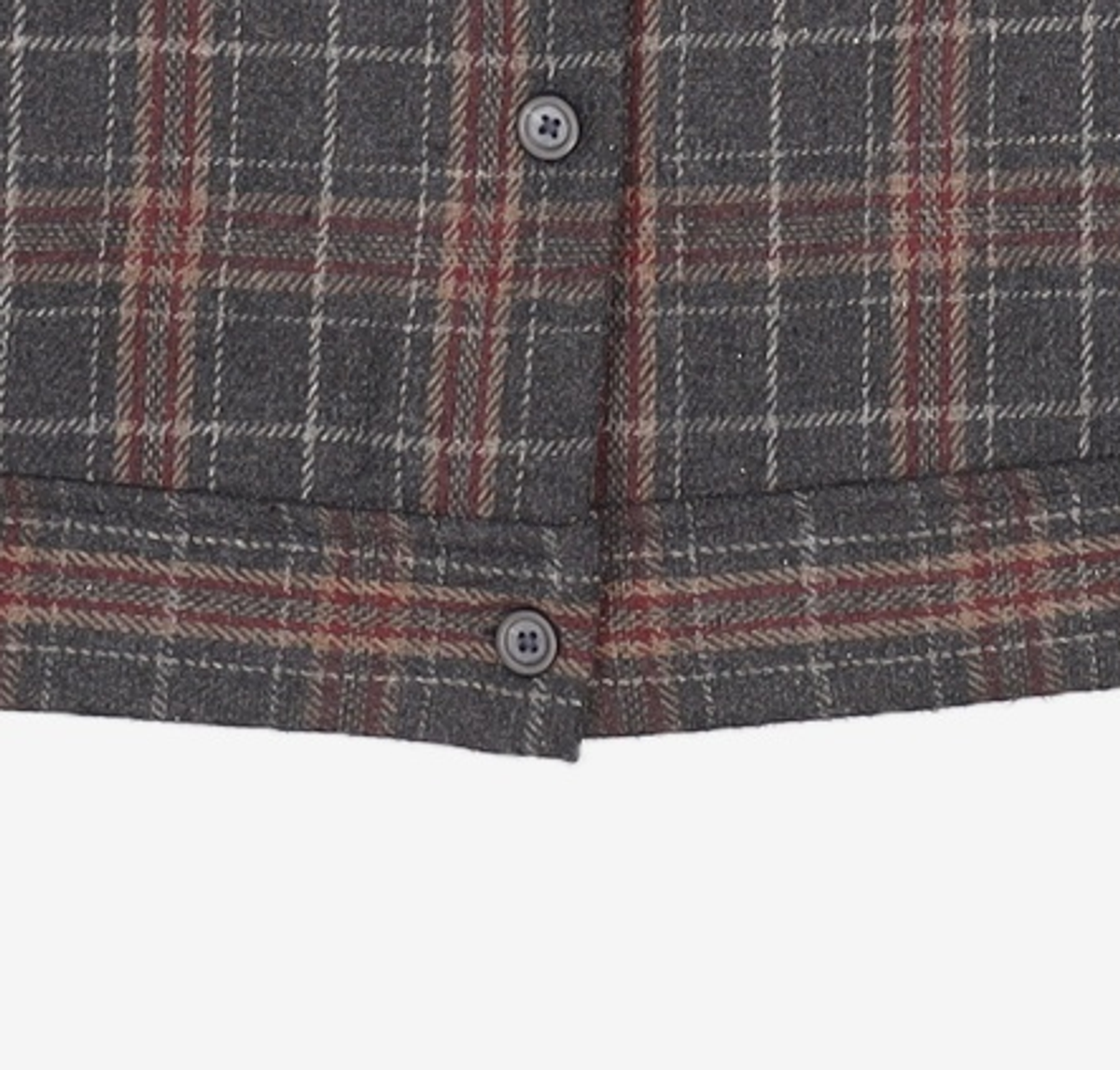 미쏘(MIXXO) 투포켓 자켓형 체크 셔츠 MIWYW8T71A S