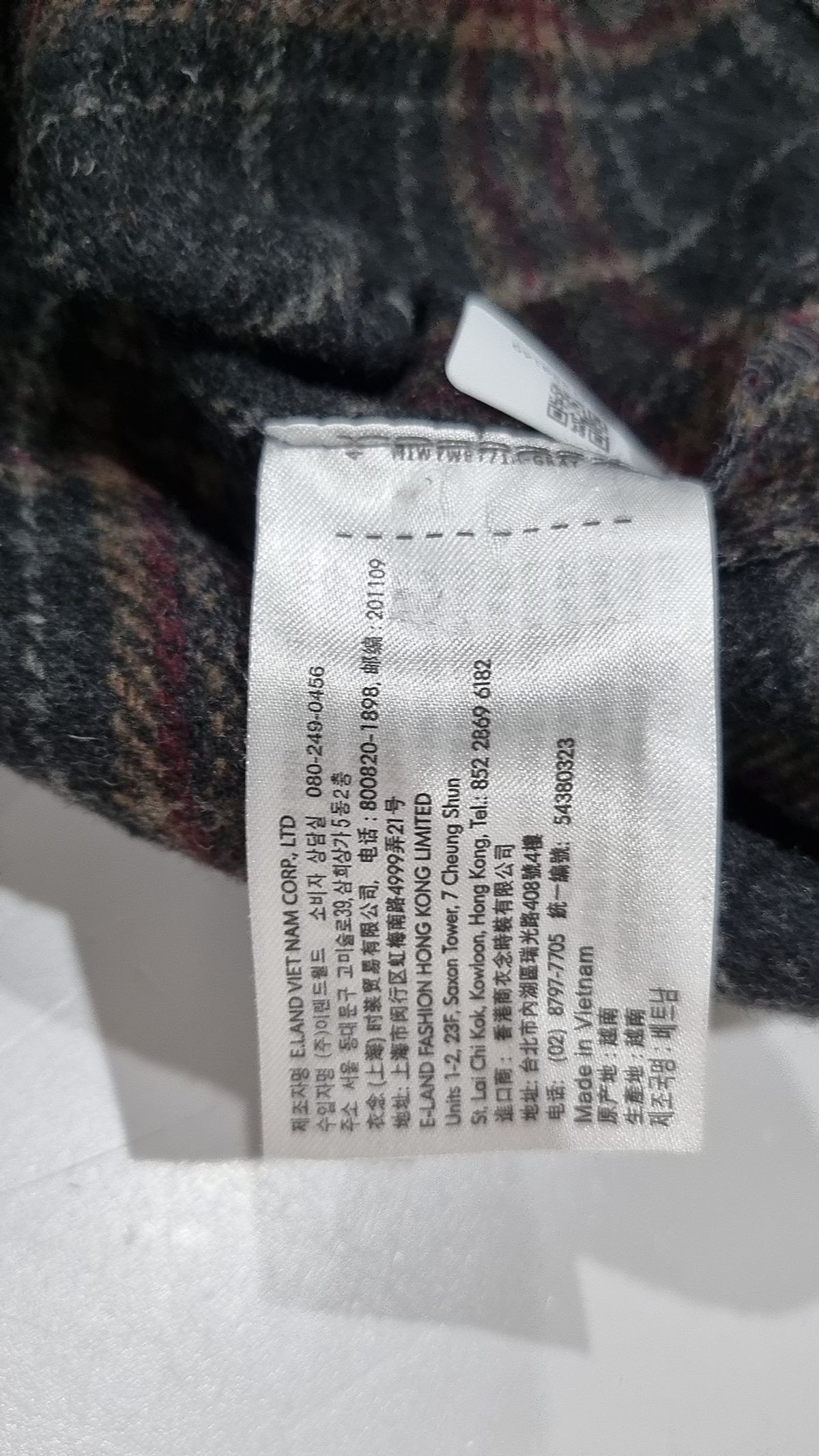 미쏘(MIXXO) 투포켓 자켓형 체크 셔츠 MIWYW8T71A S